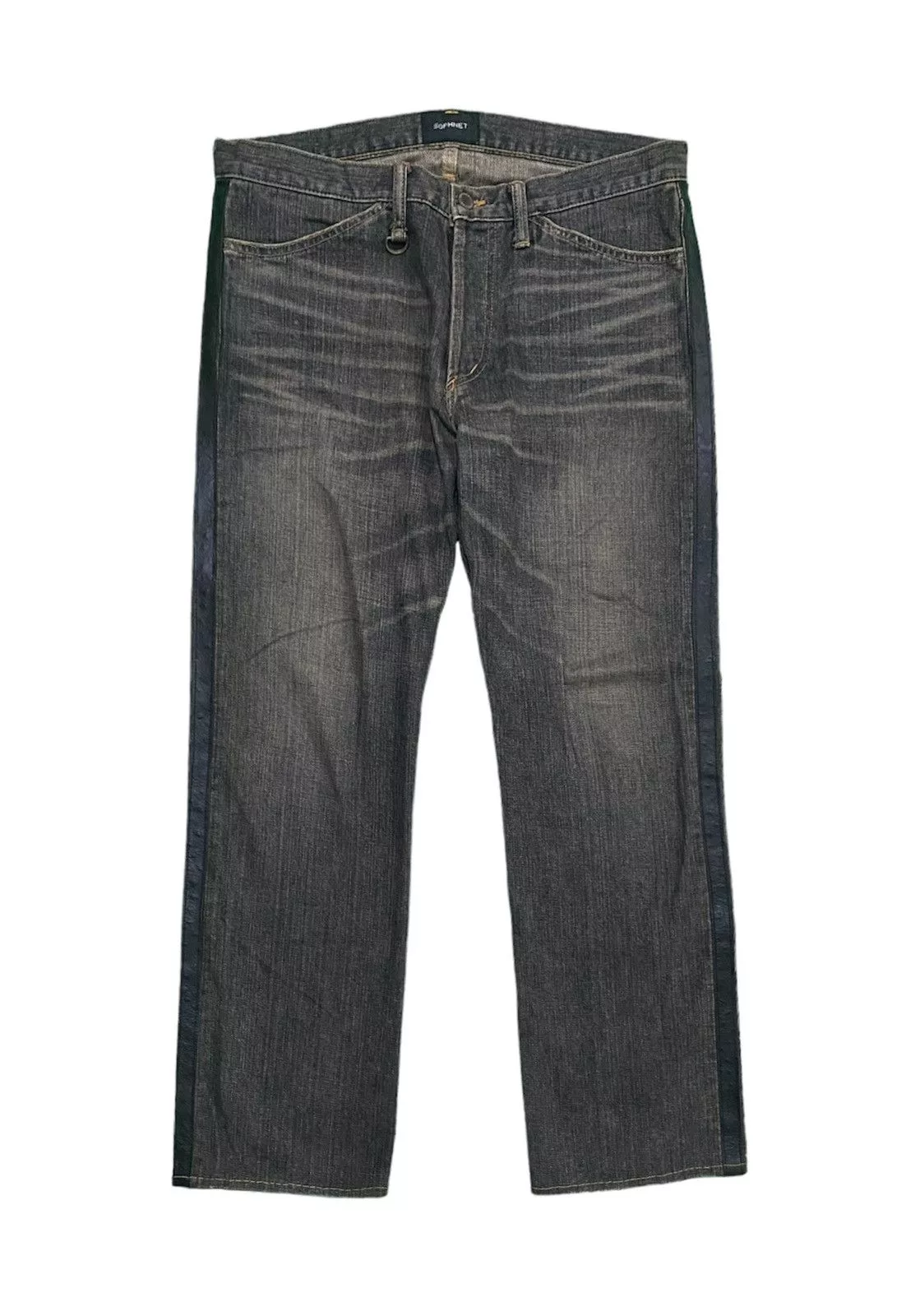 Sophnet. Denim Sophnet. × uniform experiment Sophnet Phase Clawmark Leather Stripe Denim Jeans Gray