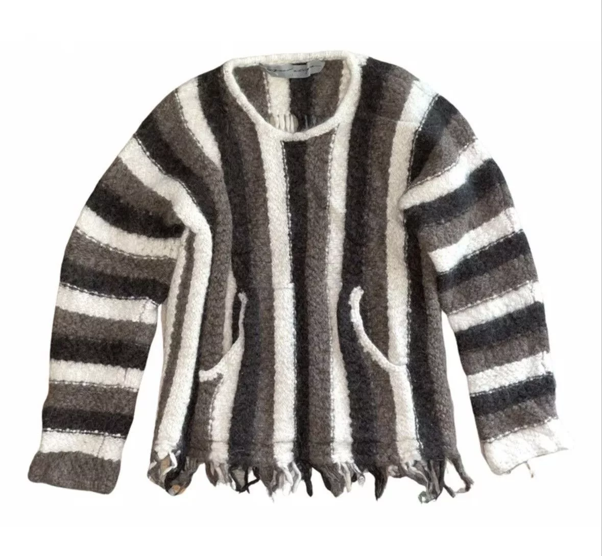 Other Sweaters Other Raquel Allegra Striped Wool Pullover Multi