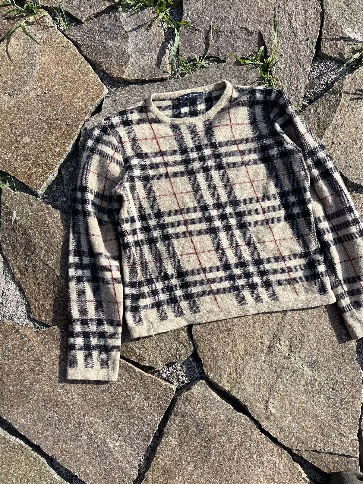 Burberry Sweaters Burberry Nova Check wool sweater Multi