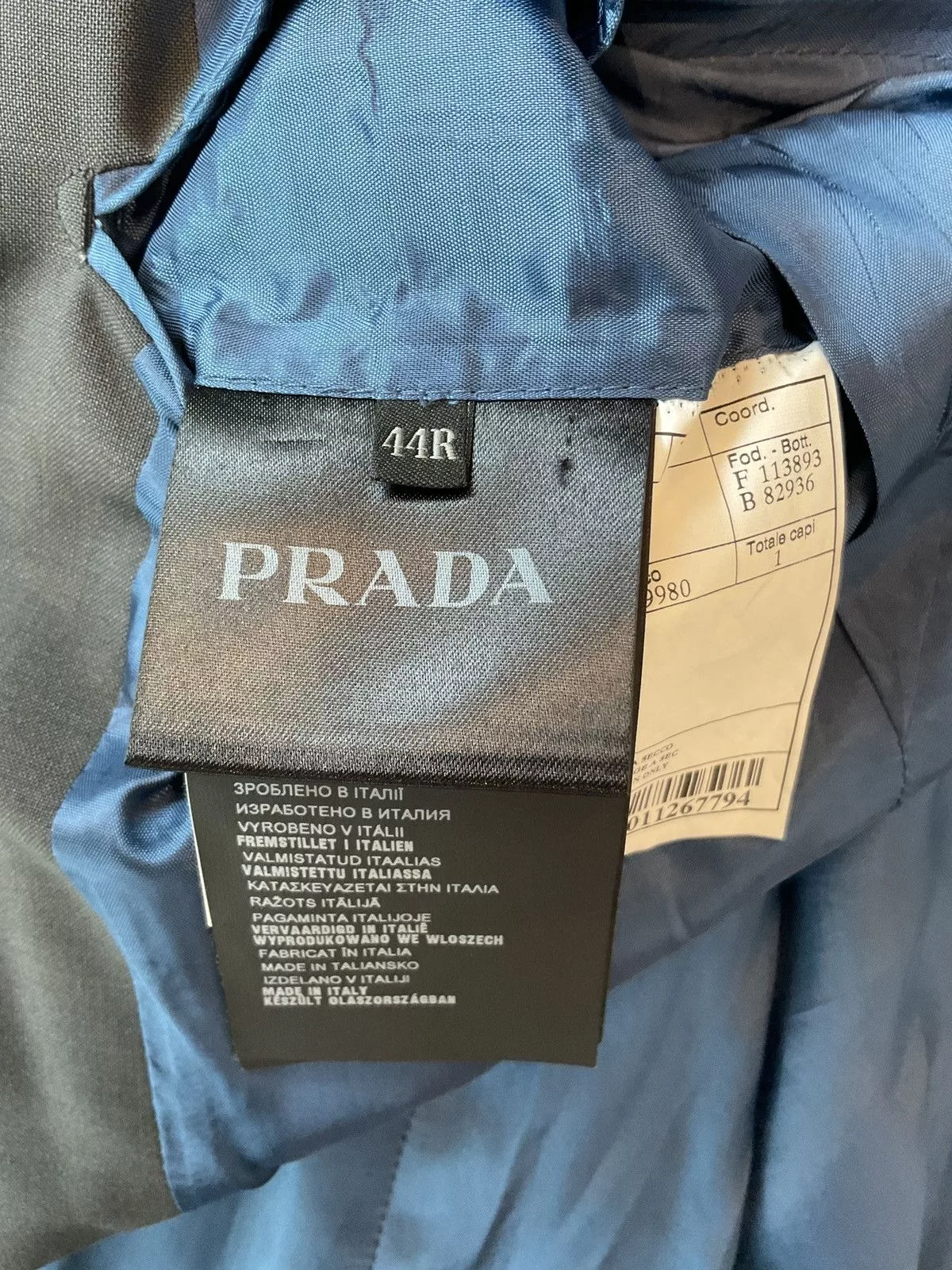 Prada Suits Prada Suit (blazer + trousers) 44R Gray