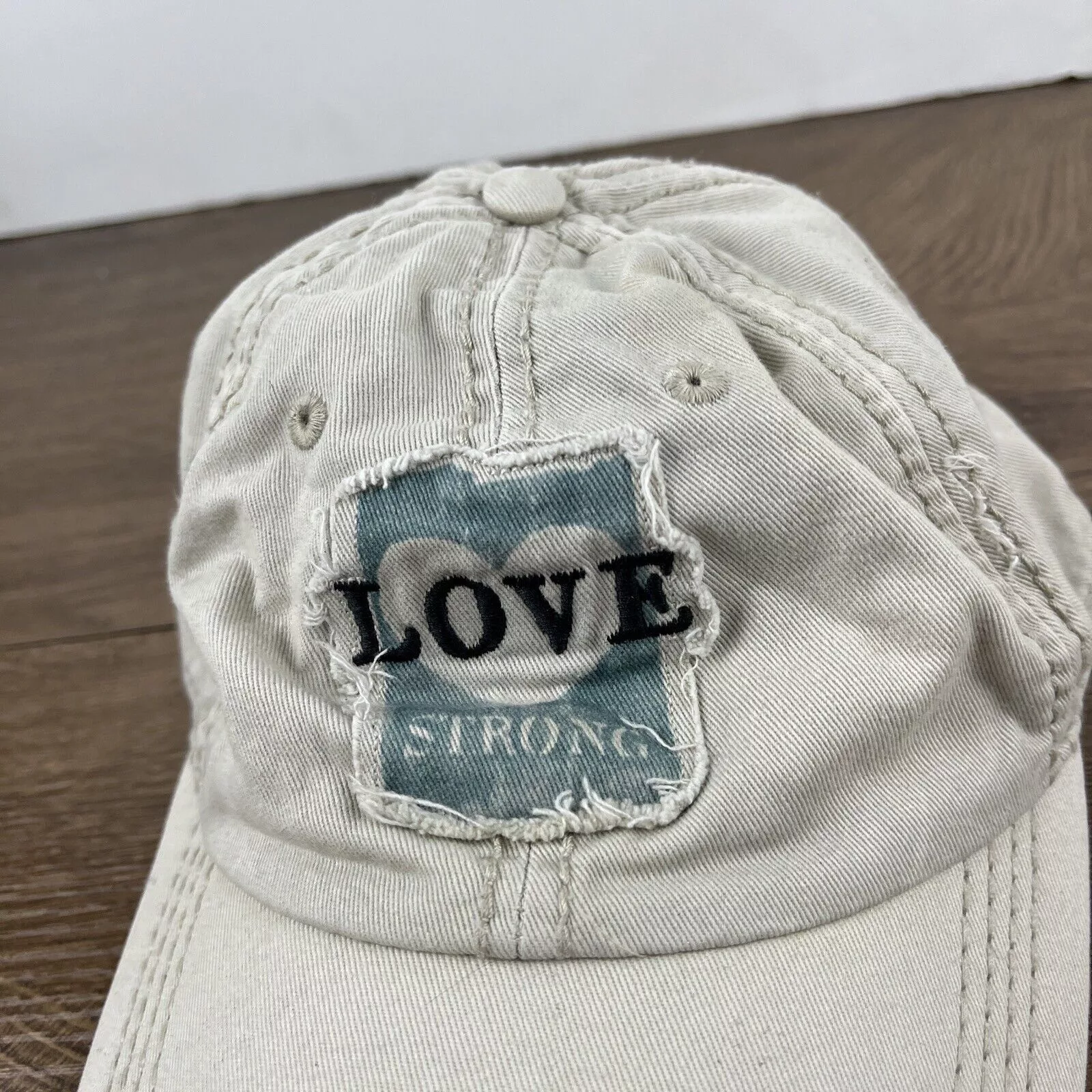 Other Hats Other Love Strong Hat Love Strong Hat Tan Brown Hat Adjustable Tan