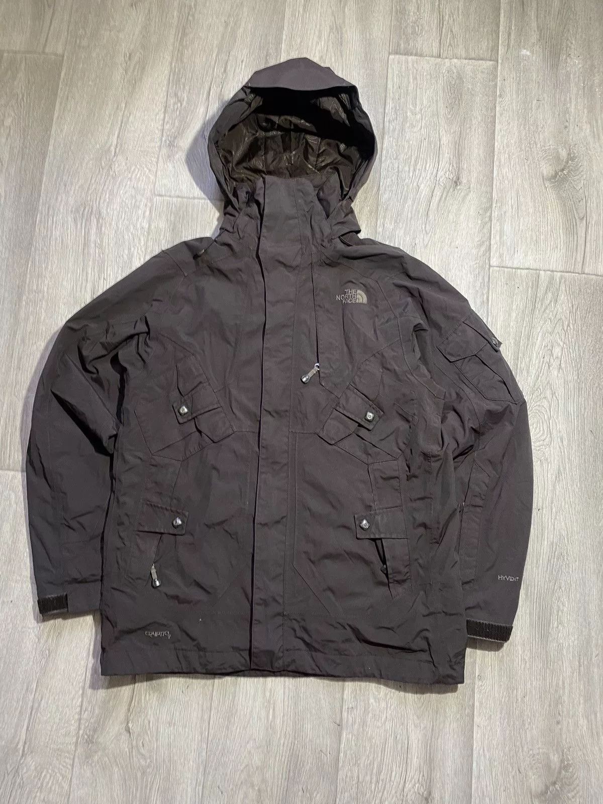 The North Face Heavy Coats The North Face × Vintage THE NORTH FACE CRYPTIC HyVent ski jacket with Recco Brown
