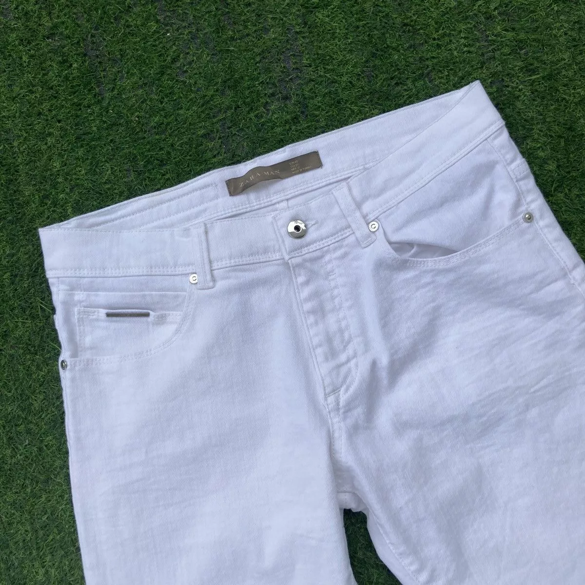 Zara Denim ALL WHITE ZARA MEN JEANS