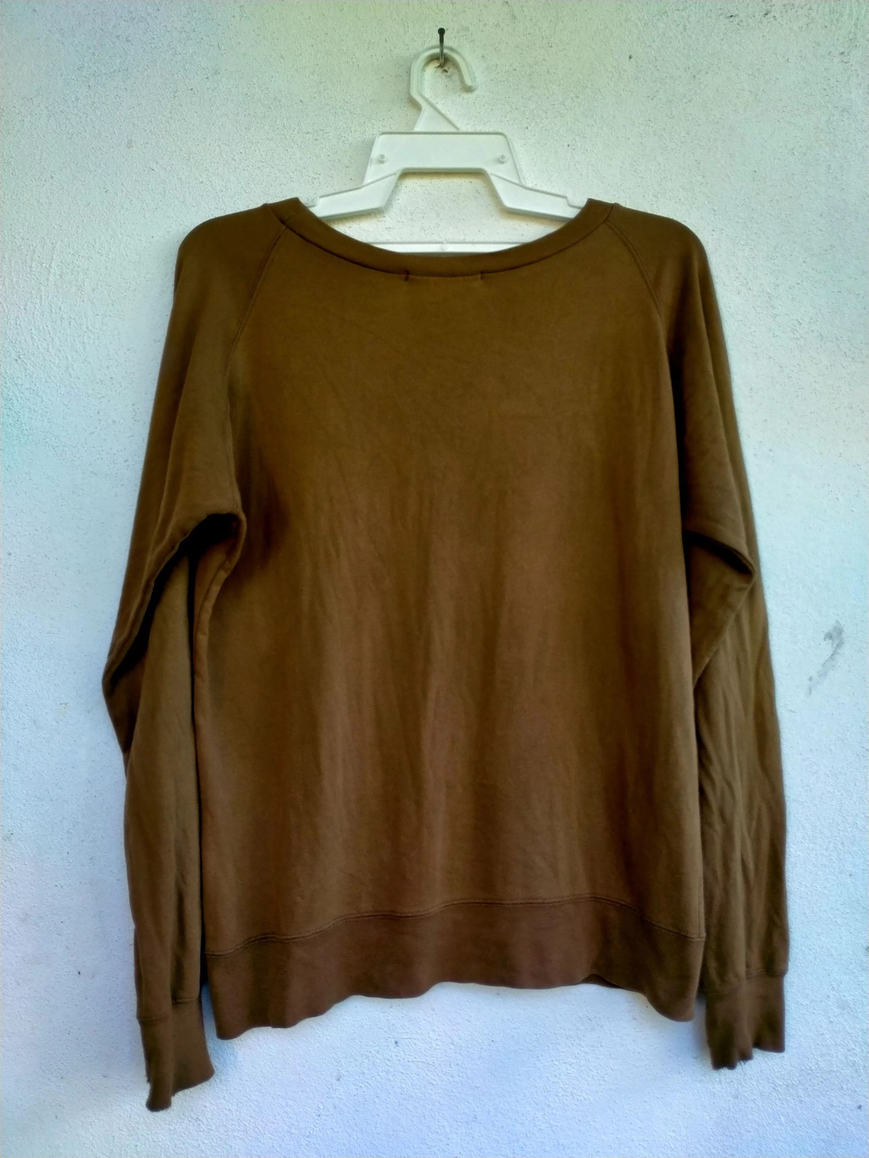 Christophe Lemaire Sweatshirts Christophe Lemaire × Vintage Vintage Christopher Lemaire Distressed Sweatshirt Brown