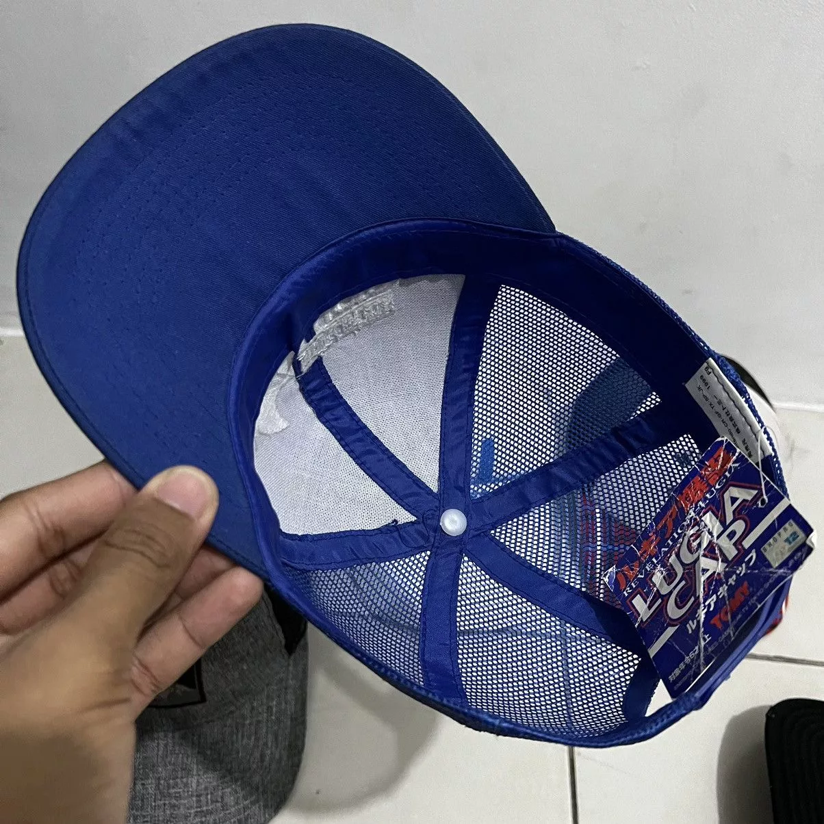 Anime Hats Anime × Pokemon × Vintage Super Rare new unused Revelation Lugia 1999 Lugia cap Blue