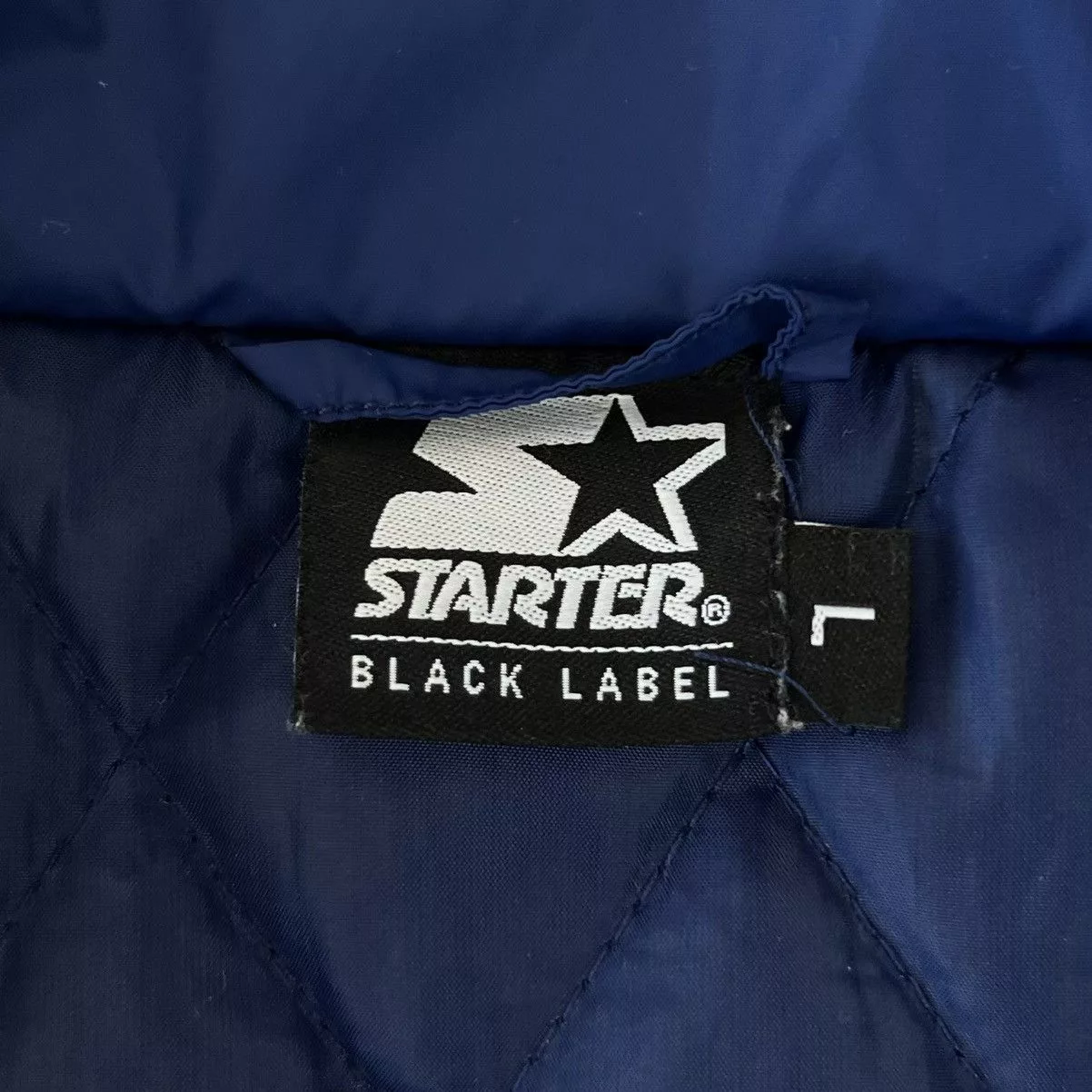 NBA Light Jackets NBA × Starter × Vintage STARTER BLACK LABEL Men's Logo Half Zip Jacket Wind Jacket Blue