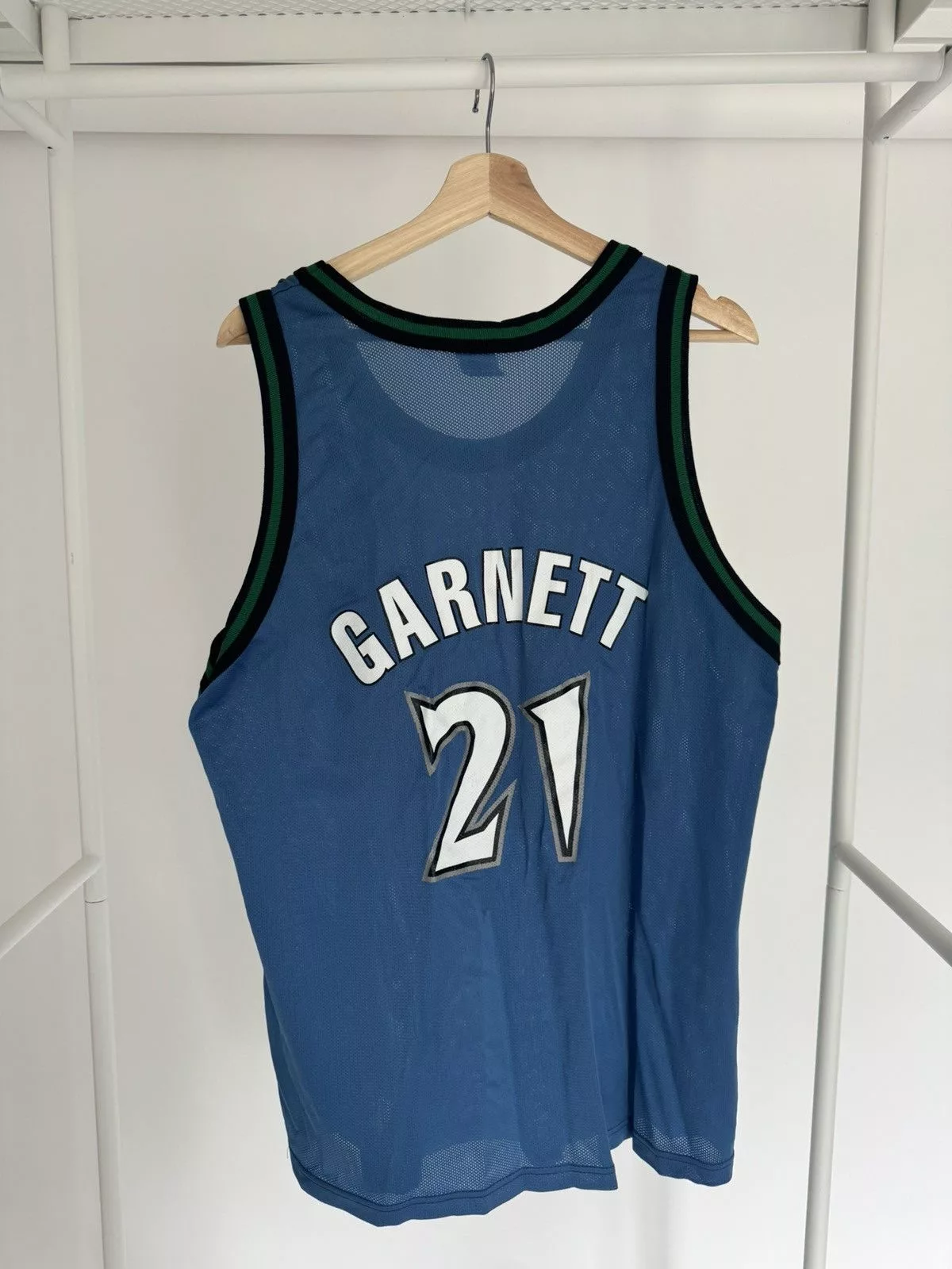 Champion Jerseys Kevin Garnett Timberwolves Champion Jersey size 44 Blue