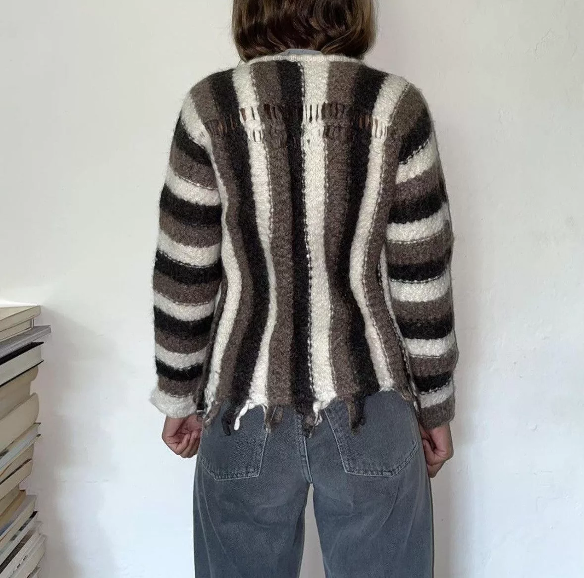 Other Sweaters Other Raquel Allegra Striped Wool Pullover Multi