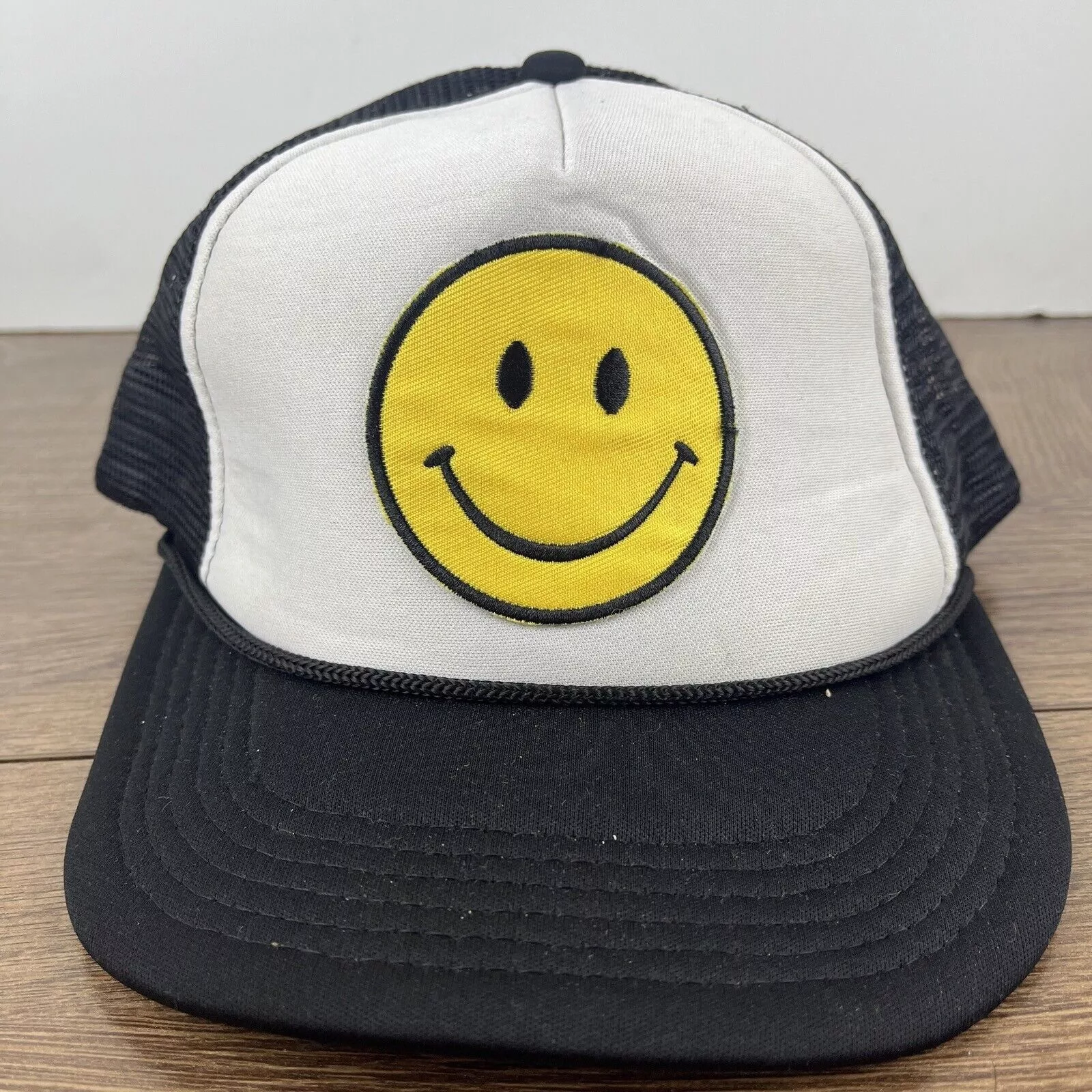 Other Hats Other Smiley Face Snapback Hat Smile White Hat Adjustable Adult Si