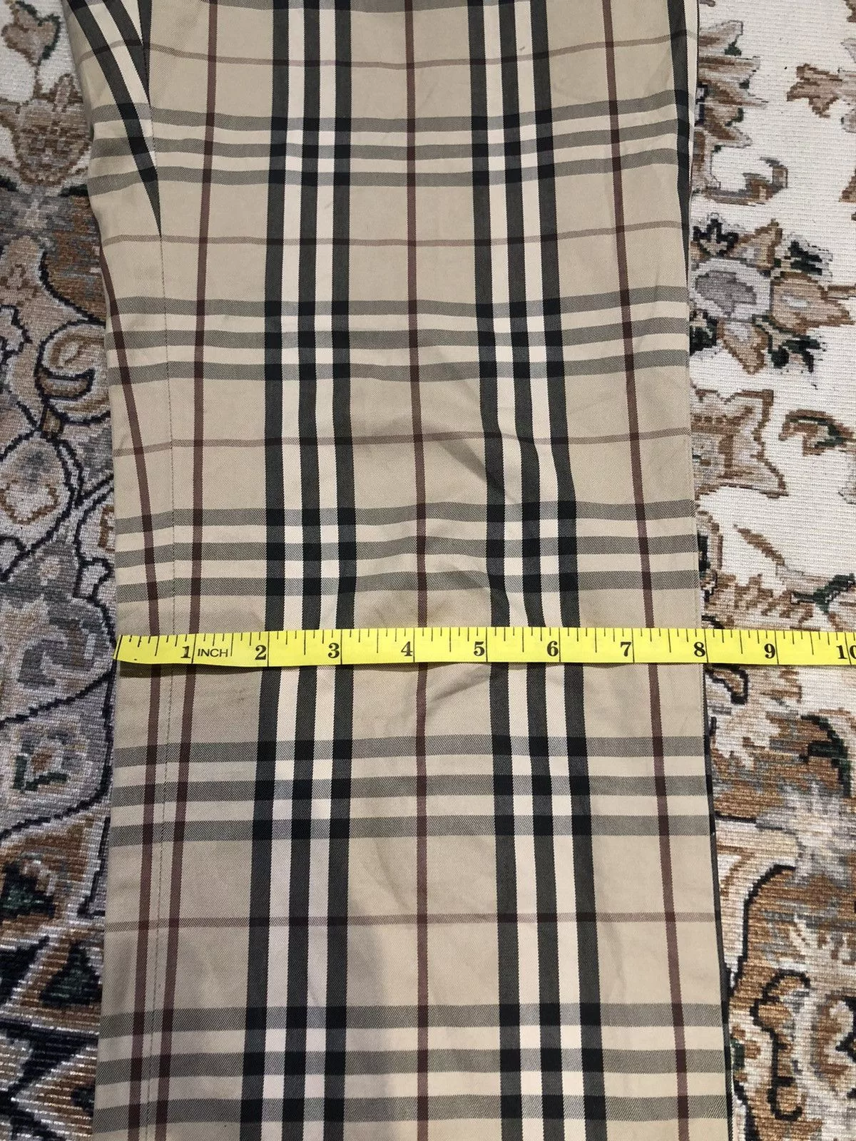 Burberry Casual Pants BURBERRY NOVA CHECK PANTS Beige