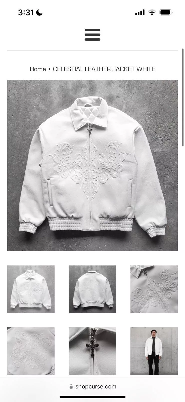Members Only Leather Jackets Members Only Celestial Leather Jacket White