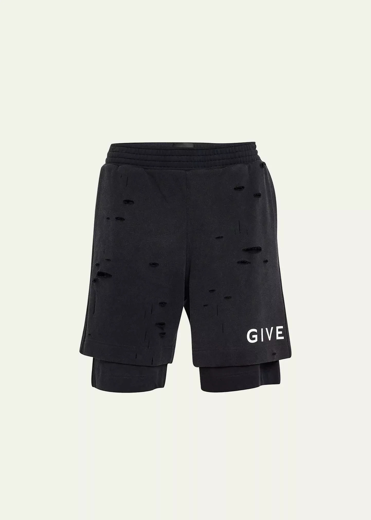 Givenchy Shorts Givenchy os11x0724 Archetype Shorts in Black