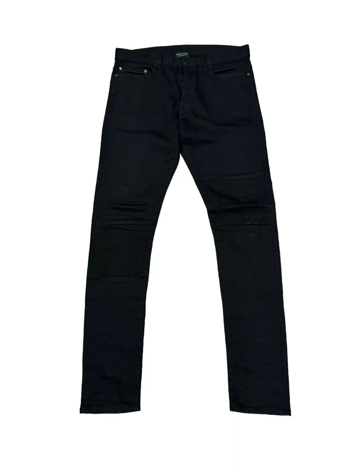 John Elliott Denim John Elliott John Elliot Season Eight Mens Black Skinny Jeans