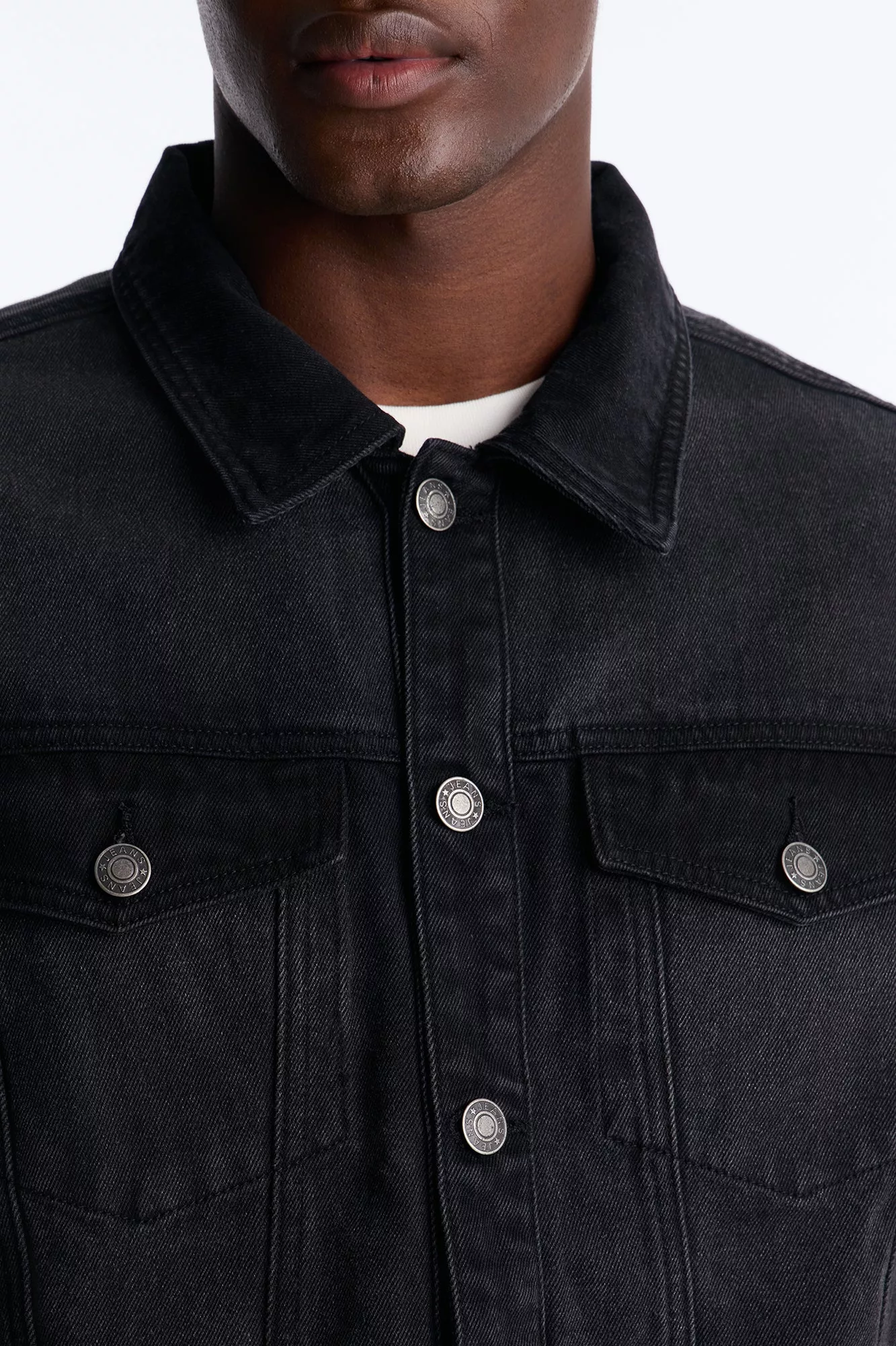 Essential Denim Trucker Jacket - Black Wash