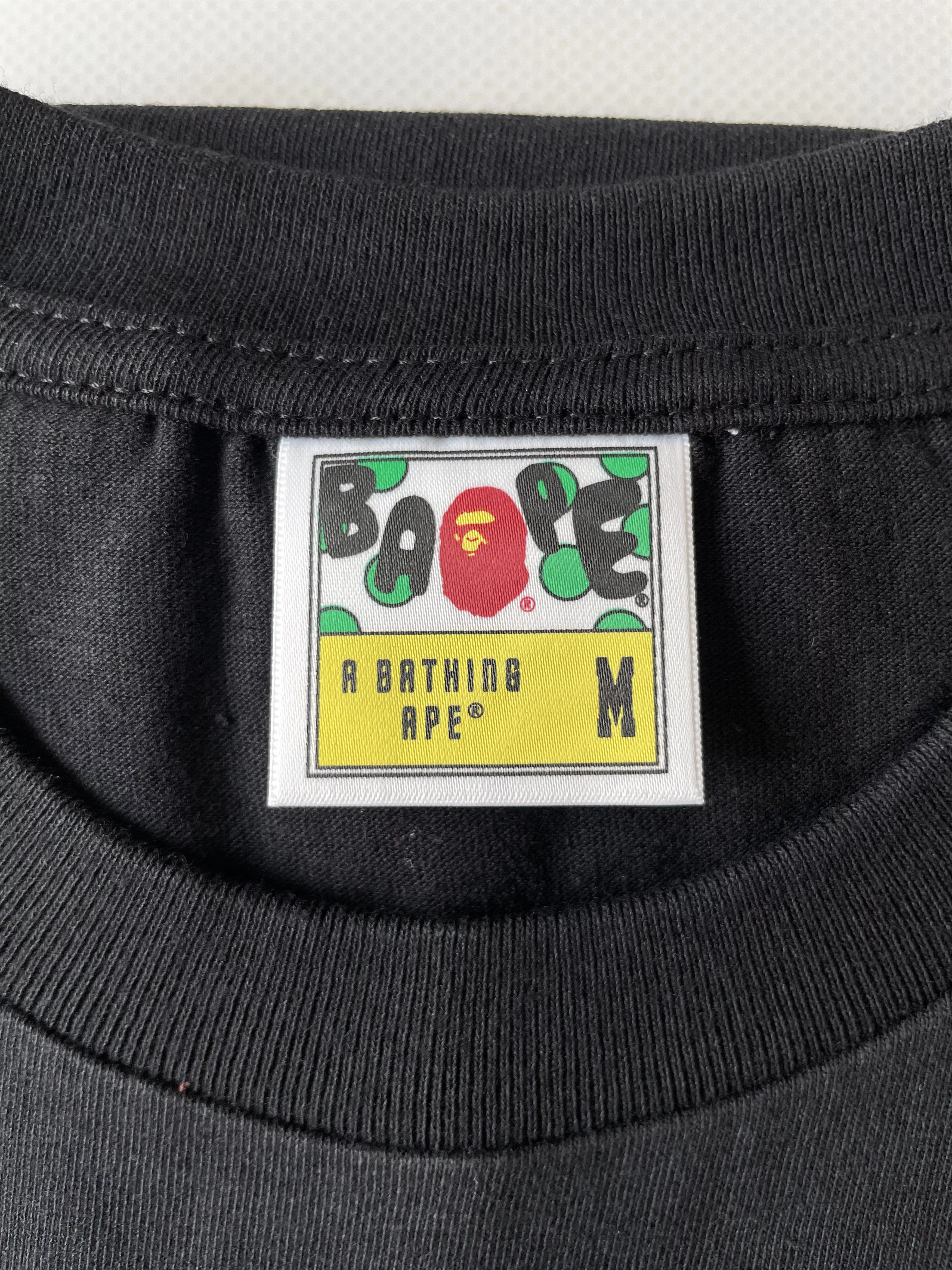 Bape Short Sleeve T Shirts BAPE JAPANESE SEAL TEE Black
