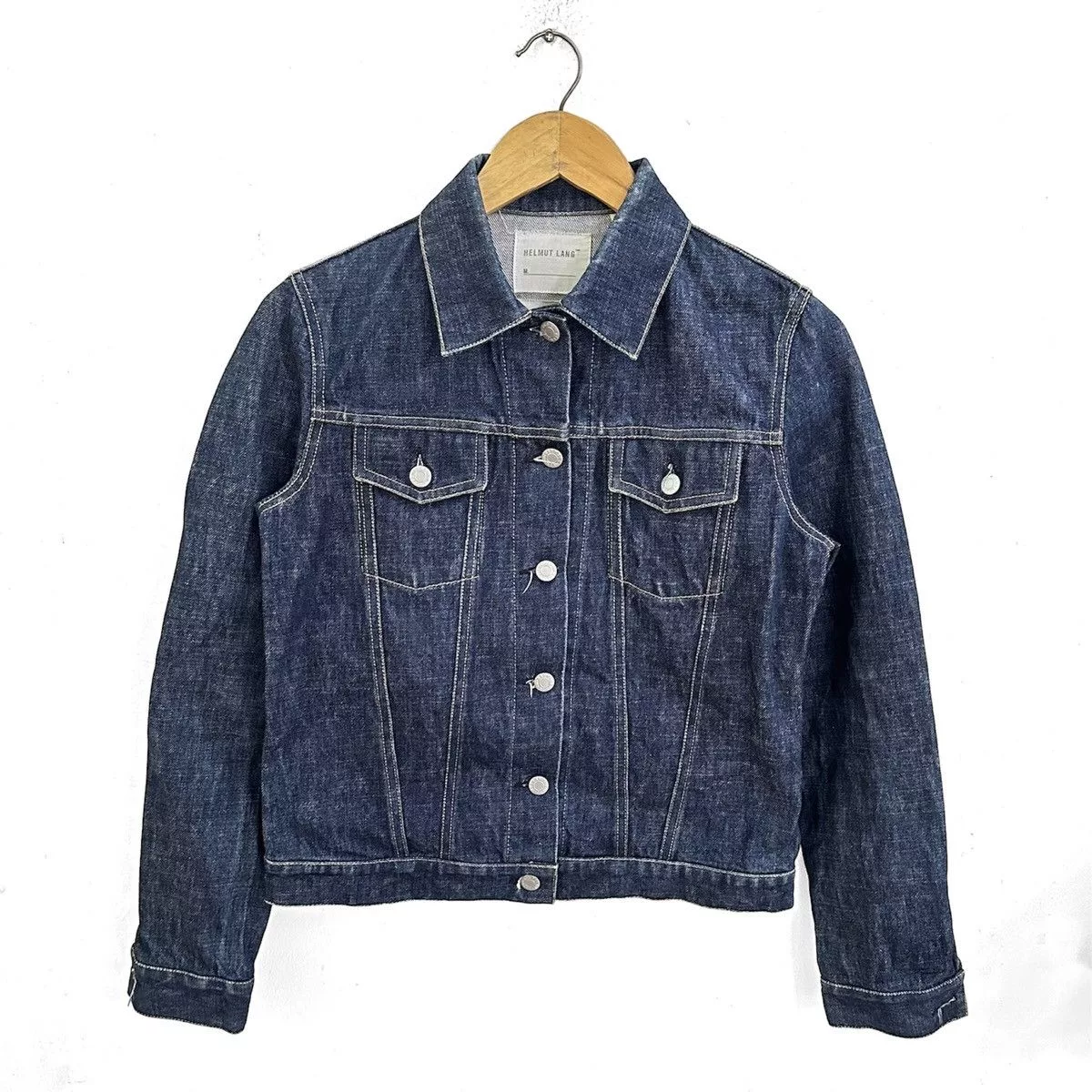 Helmut Lang Denim Jackets Helmut lang Raw denim classic jacket Purple