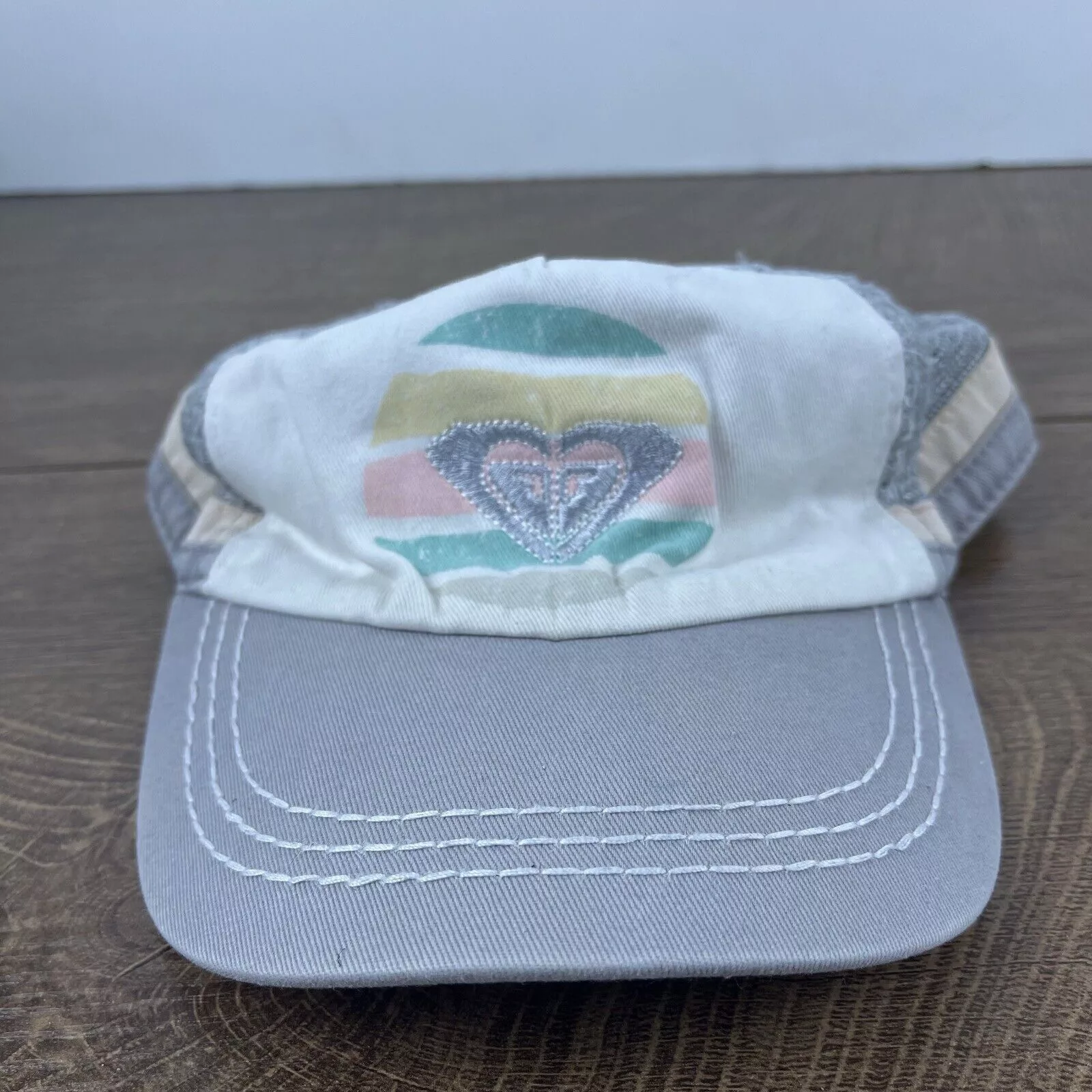 Other Hats Other Roxy Gray Hat ROXY Adjustable Hat White Adjustable Hat White