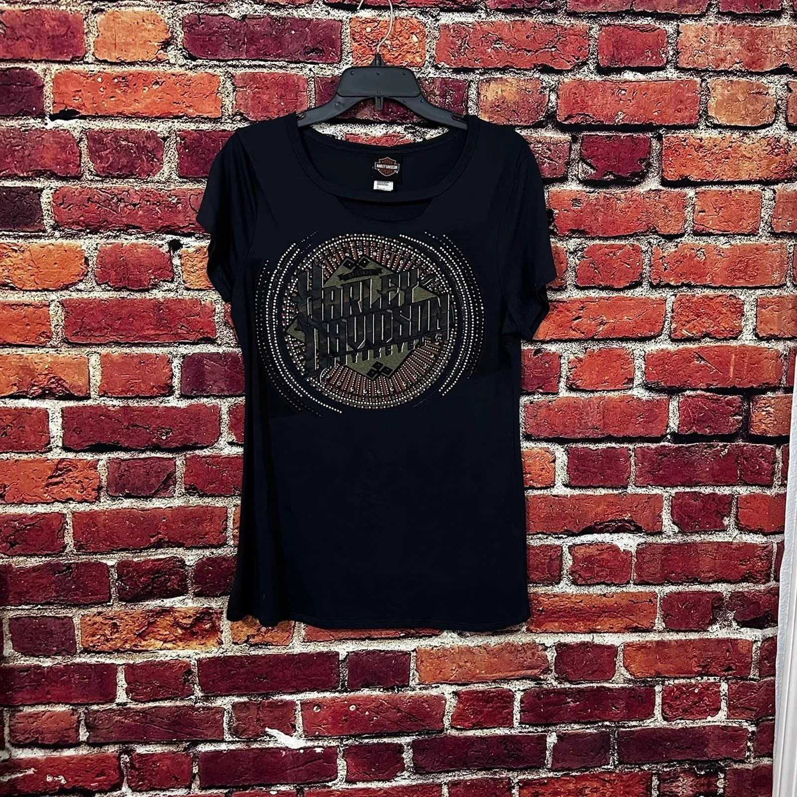 Harley Davidson Short Sleeve T Shirts Harley Davidson womens Harley-Davidson t-shirt Black