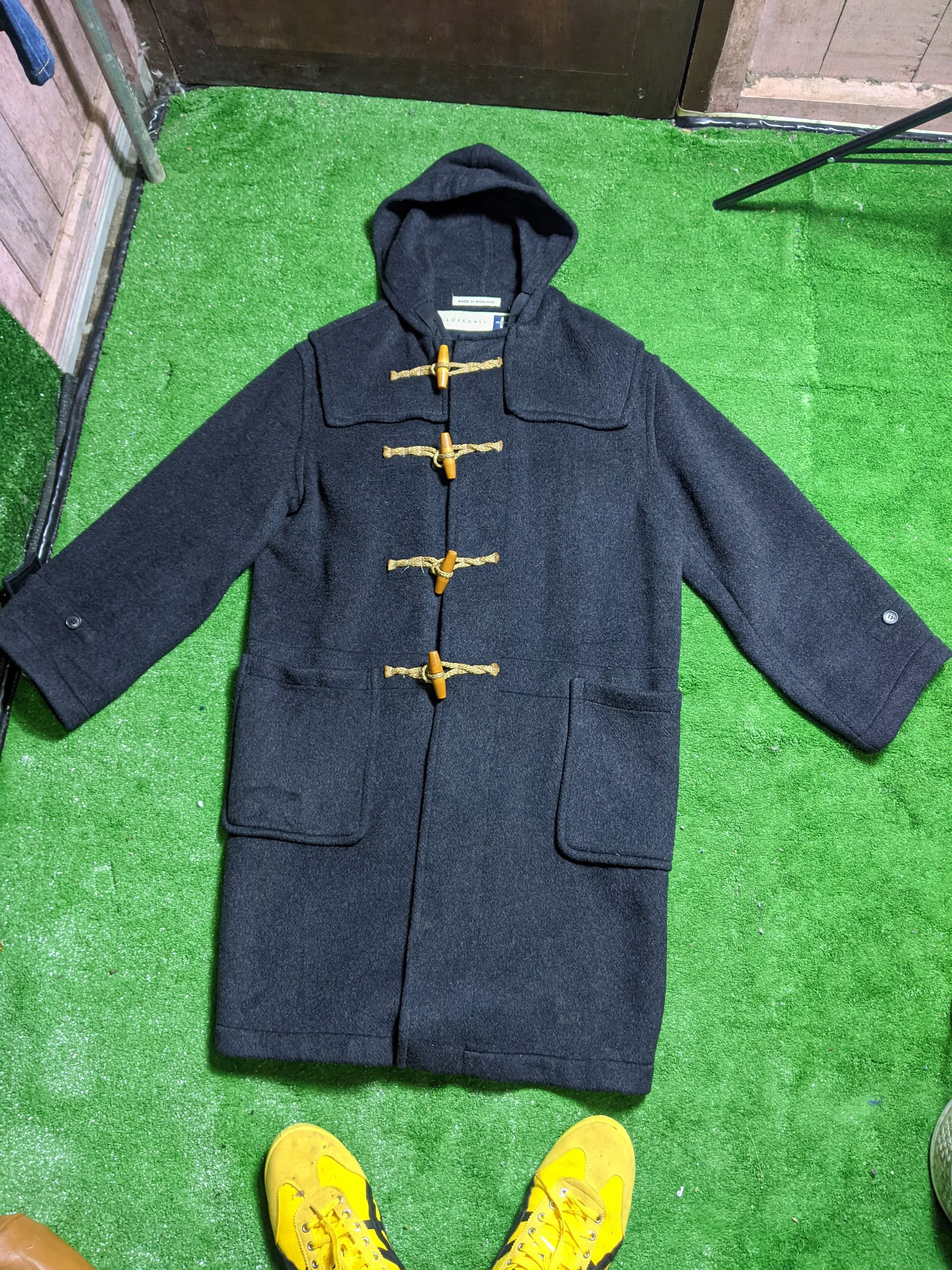 Designer Light Jackets Designer × Gloverall GLOVERALL DUFFLE COAT HOODED Blue