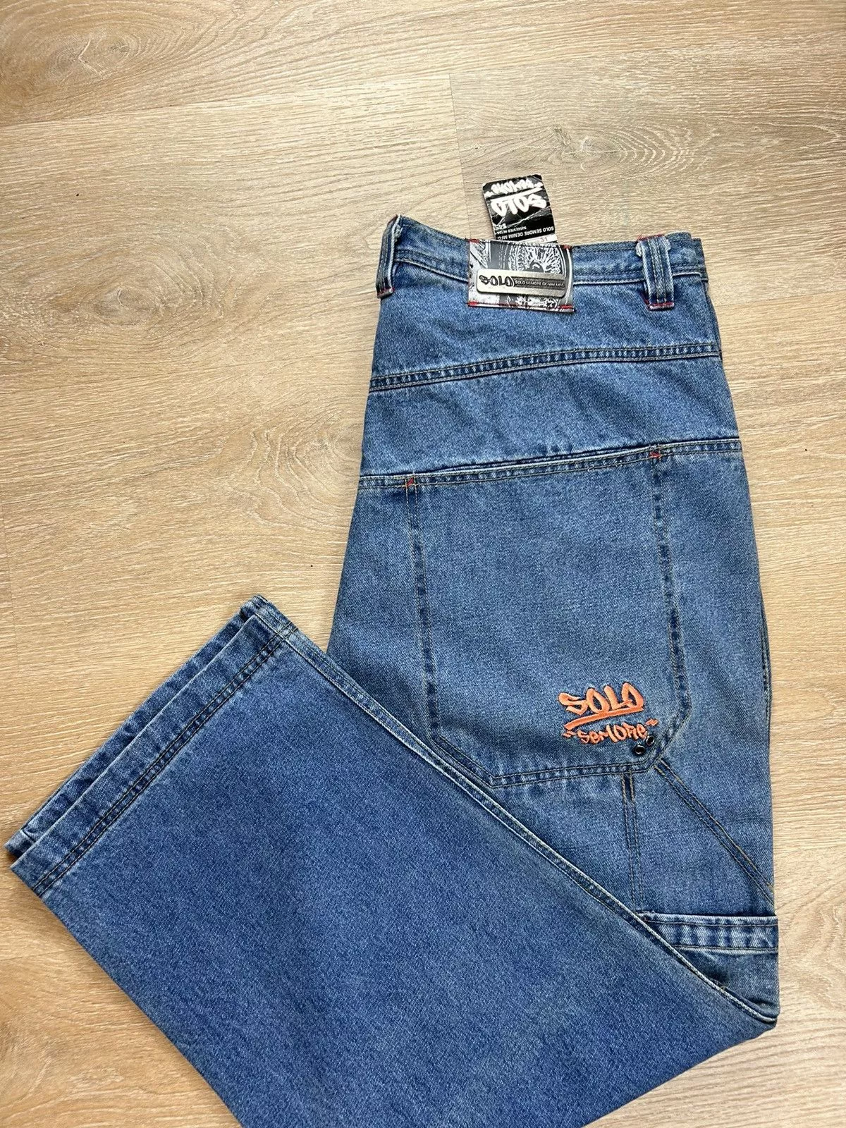 JNCO Denim JNCO × Vintage Vintage Solo Baggy Jeans Blue