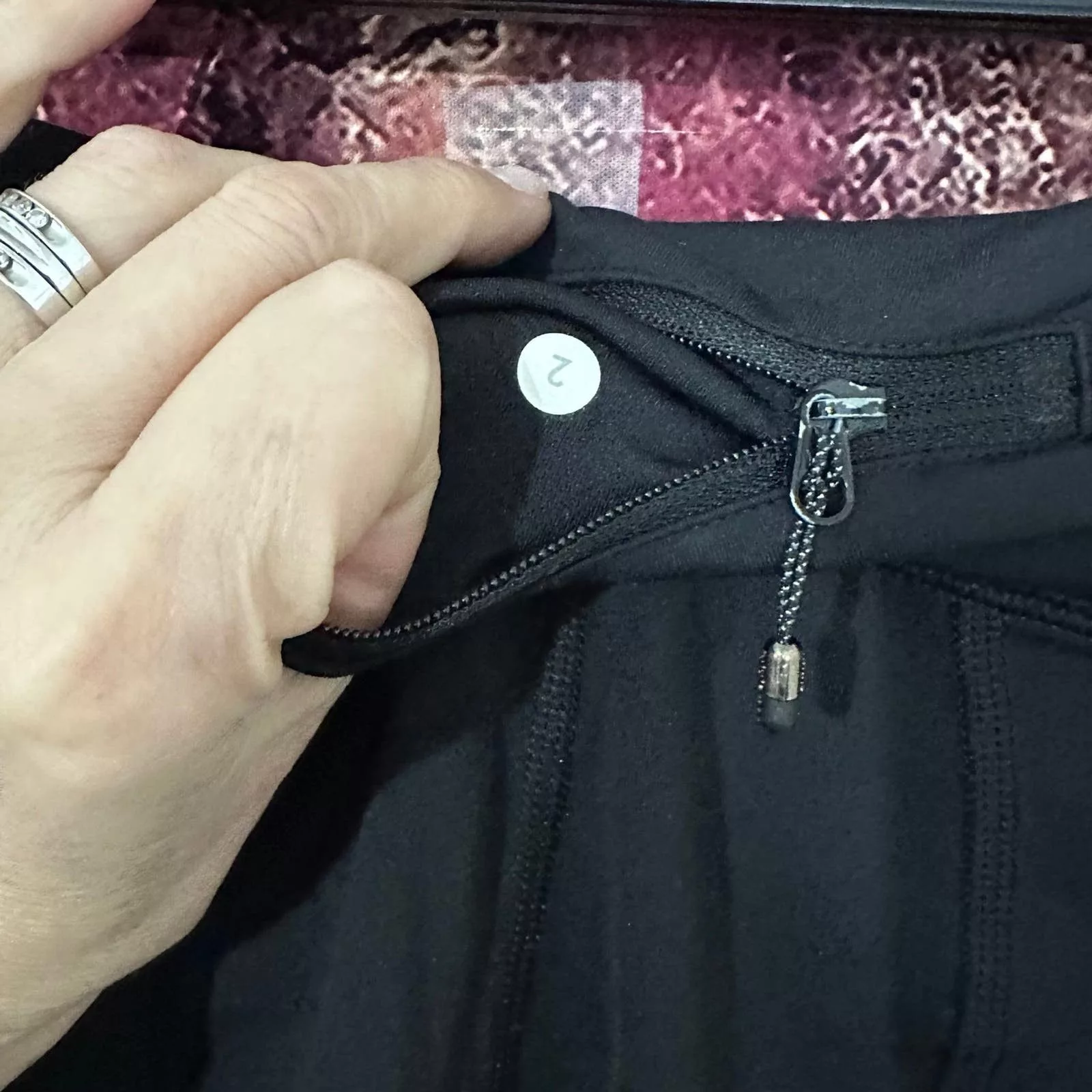 Black full length Lululemon Leggings size 2