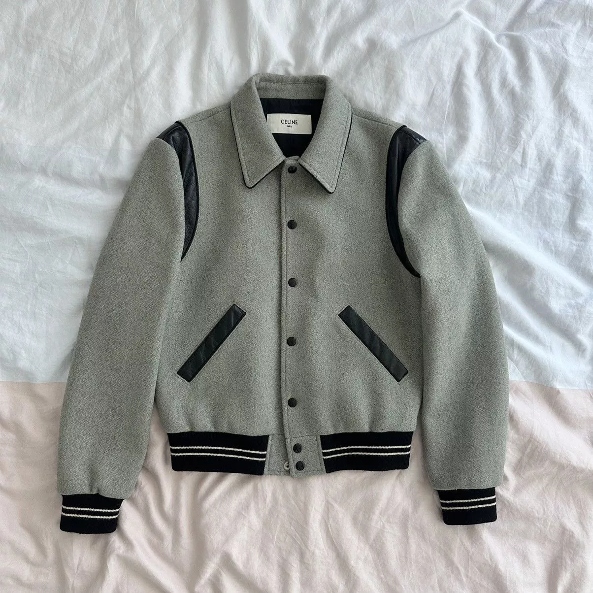 Celine Bombers CELINE TEDDY UNLOCK YOUR FANTASIES FW19 CODY DEFRANCO Gray