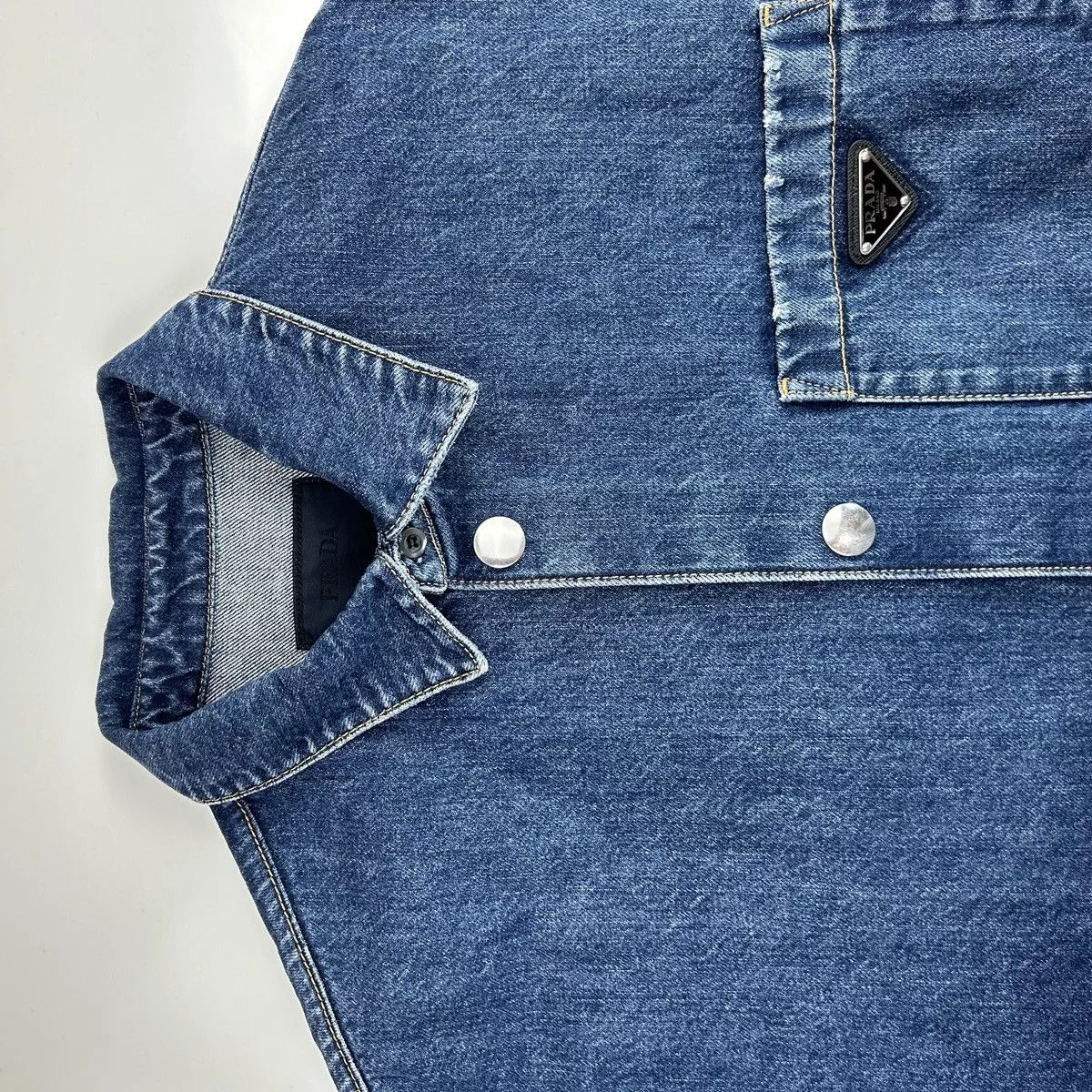 Prada Shirts Button Ups Prada denim shirt Blue