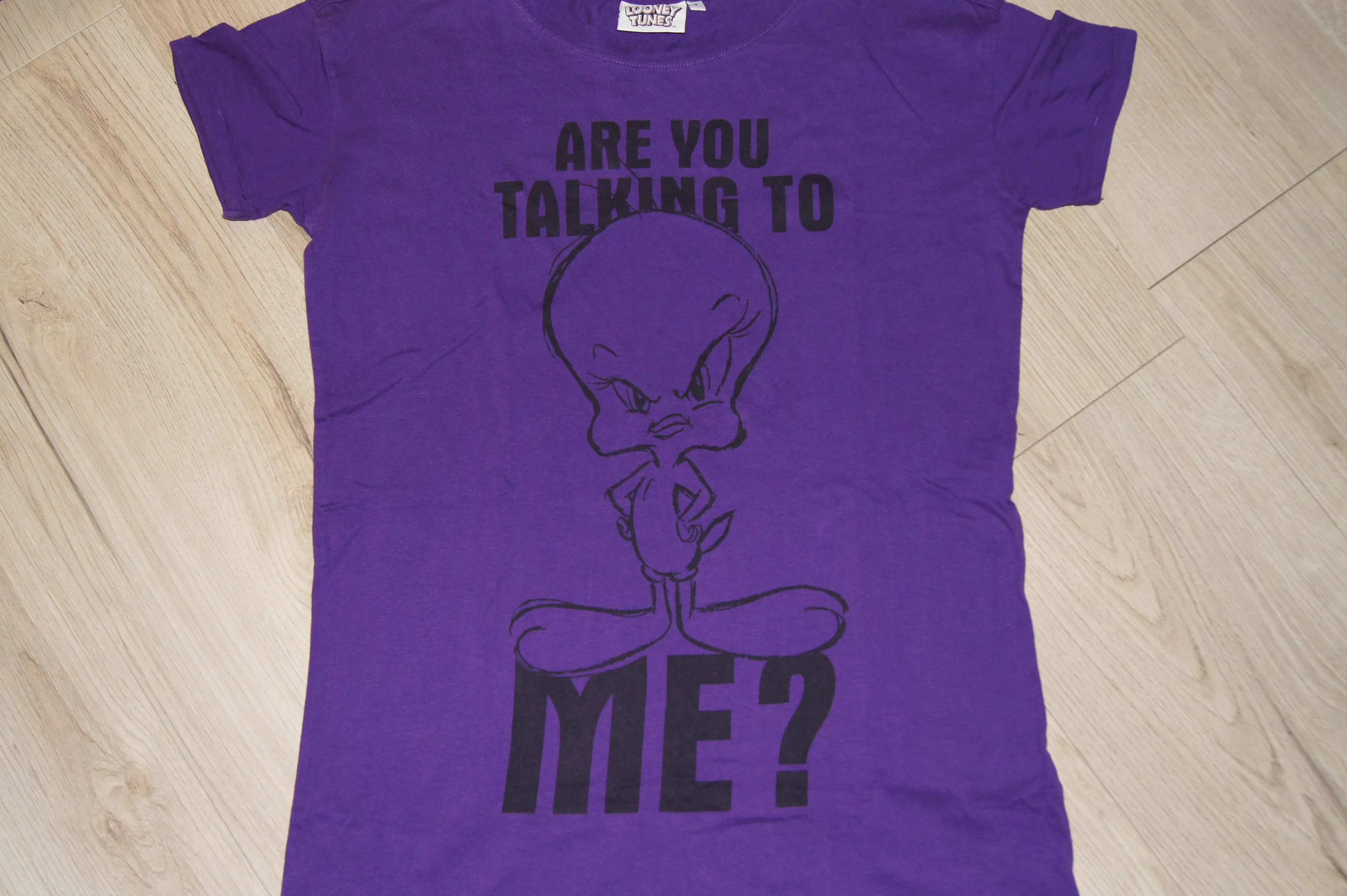 Other Short Sleeve T Shirts Other Original Looney Tunes Tunic T-Shirt Size S New Swag Fit Tees Purple Vintage