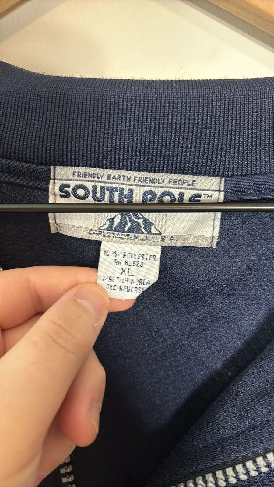 Southpole Jerseys Southpole × Vintage Vintage Southpole Jersey Blue Streetwear