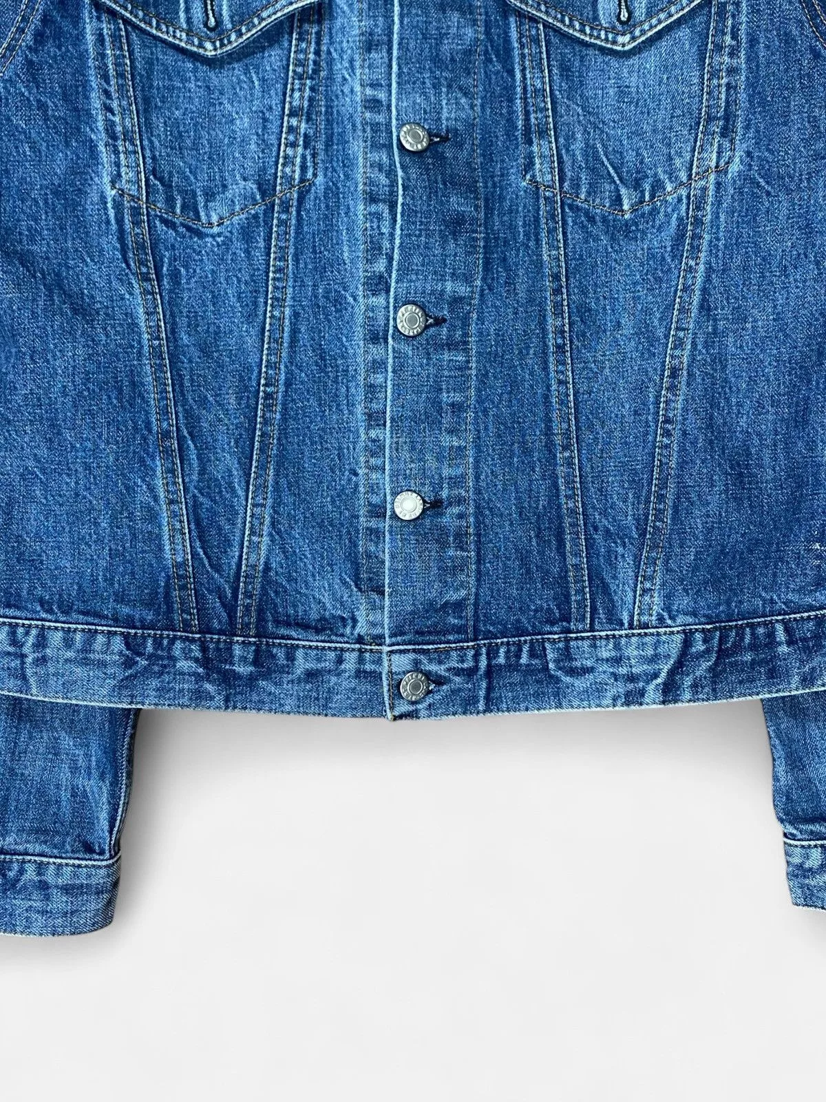 Helmut Lang Denim Jackets Helmut Lang - Classic 2 Pockets Denim Jacket Blue