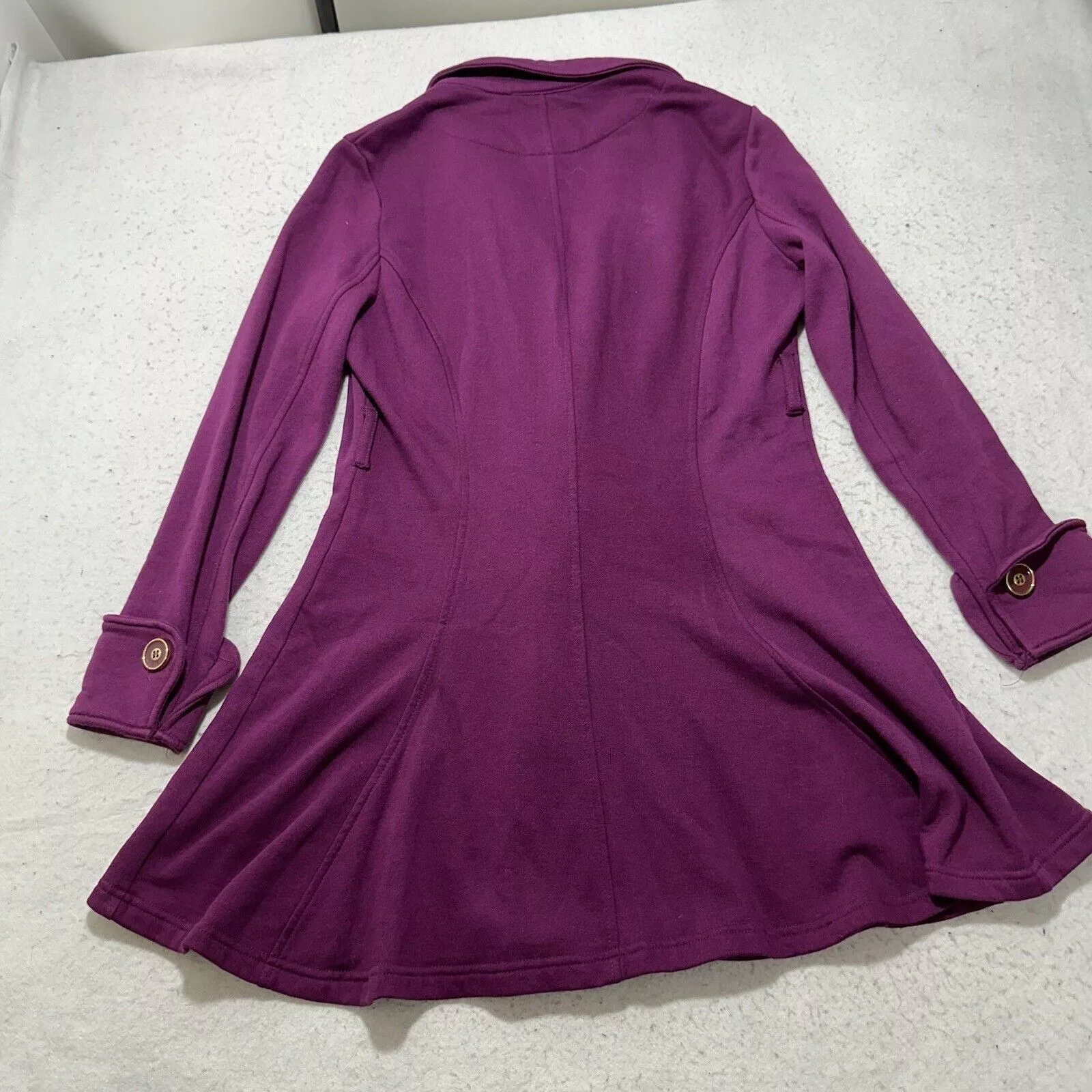 Other Jackets Other Serena Williams Small Sweatshirt Jacket Coatigan Purple