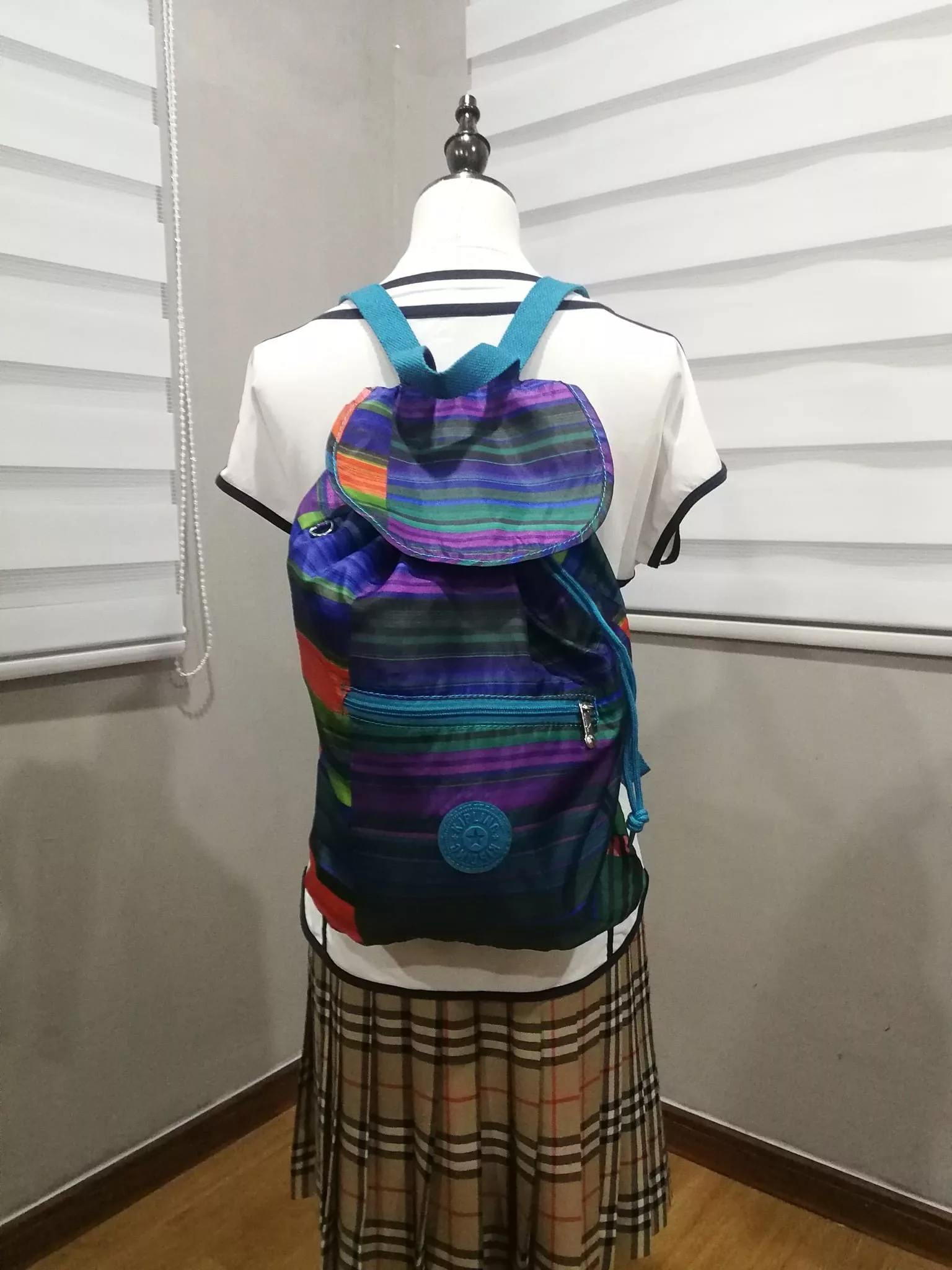 Designer Backpacks Designer Kipling bag rainbow polyester Multi