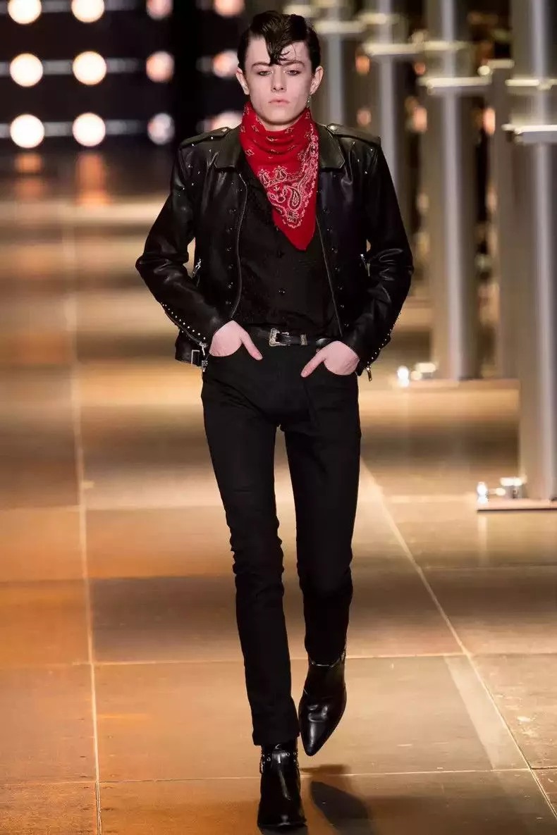 Saint Laurent Paris Shirts Button Ups Saint Laurent Paris Saint Laurent slp14ss mulberry silk dark dot shirt Black