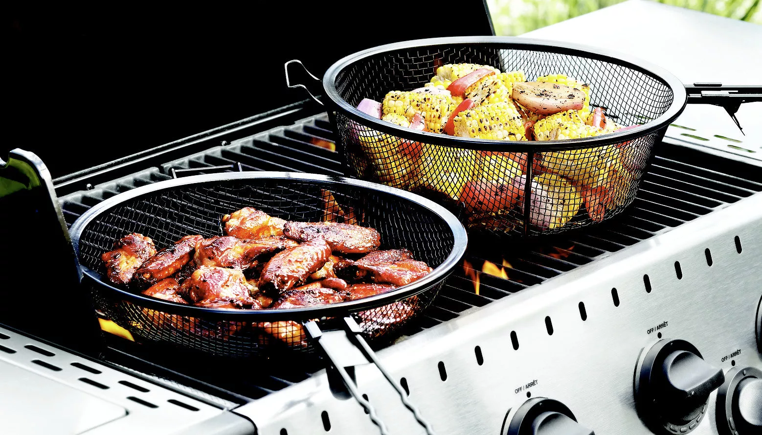 Jumbo Outdoor Grill Basket
