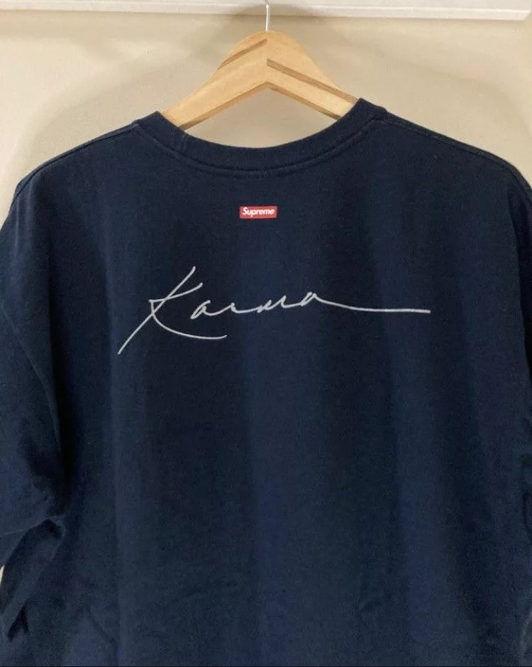 Supreme Short Sleeve T Shirts Supreme x Pharoah Sanders Navy Blue