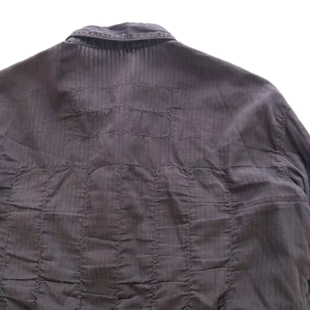 Marithe + Francois Girbaud Button Ups Vintage Marithe + Francois Girbaud Rouched Shirt Size M Brown
