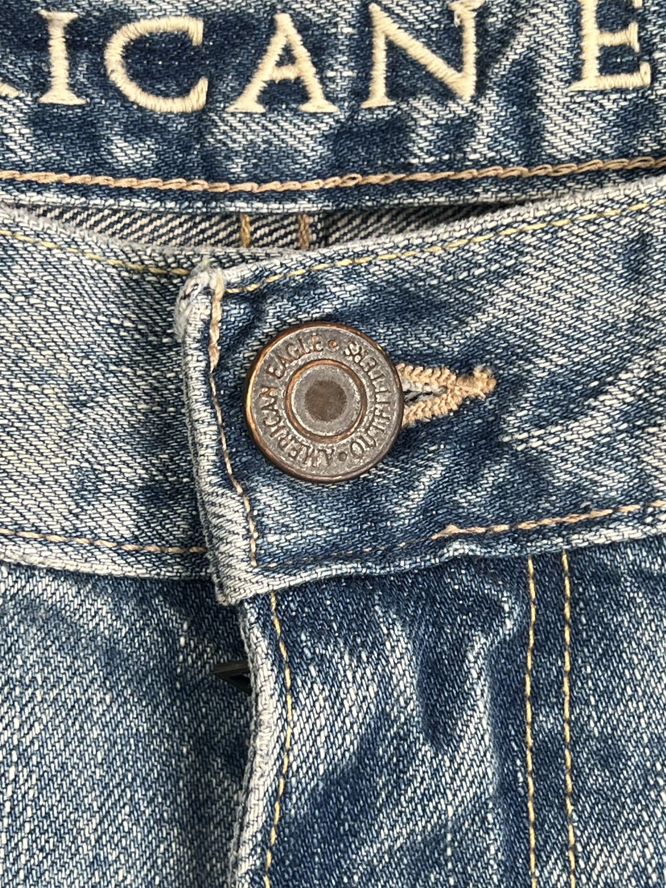 American Eagle Outfitters Denim American Eagle Outfitters Light Wash Bootcut Jeans Jambe Semi-evasee Denim Blue