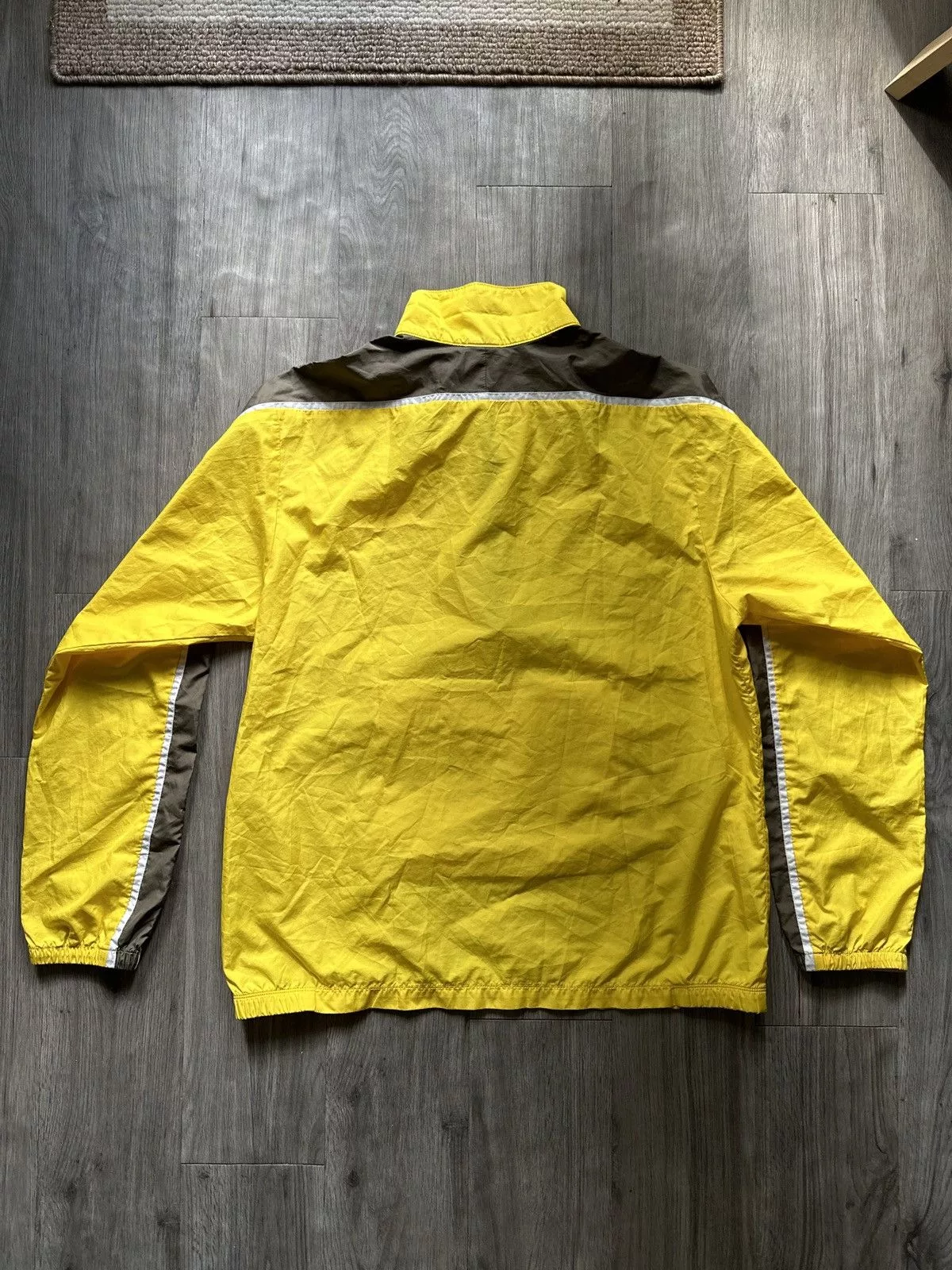 Nike Light Jackets Nike × Vintage Vintage Nike track jacket Yellow