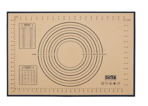 Silicone Pastry Mat w/Measurements
