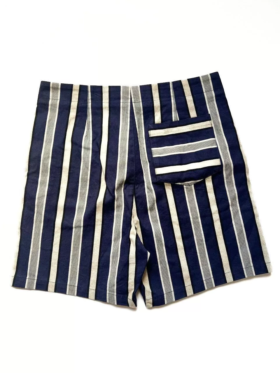 Acne Studios Shorts Acne Studios × Japanese Brand Acne Studios Pell den denim striped shorts Multi Streetwear
