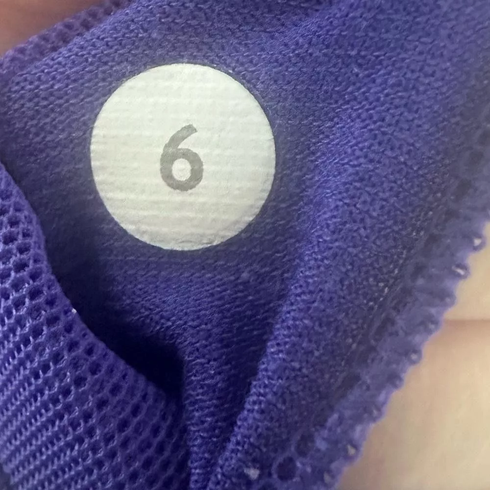 Lululemon Socks Intimates Lululemon Energy Athletic Bra Stripe Berry / Cool Breeze 6 Purple