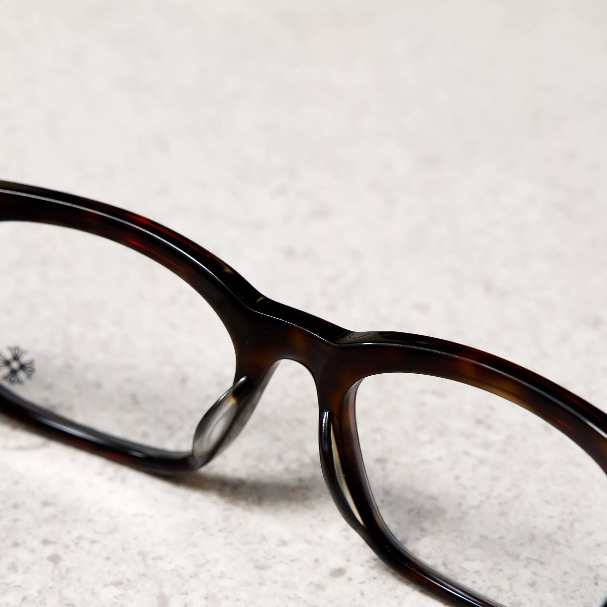 Chrome Hearts Glasses CHROME HEARTS VAGILANTE MIDNIGHT TORTOISE Brown