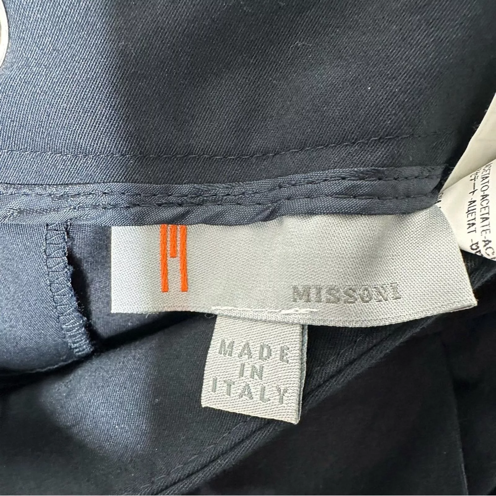 Missoni Pants MISSONI Navy Slacks NWT in Size 4 Blue