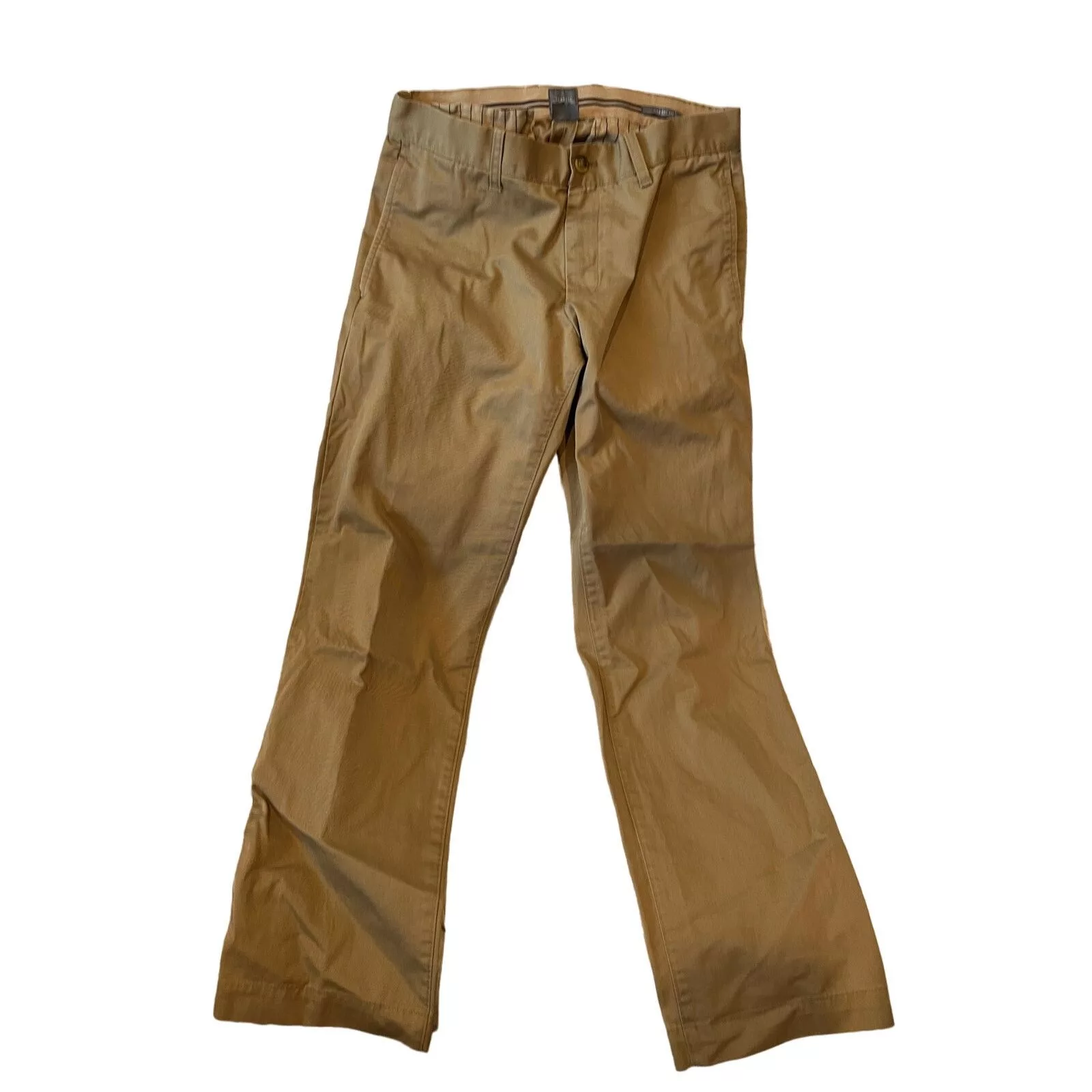 Gap Casual Pants Gap Tan Flat Front Classic Chinos/Khakis Mens 30x30 Brown