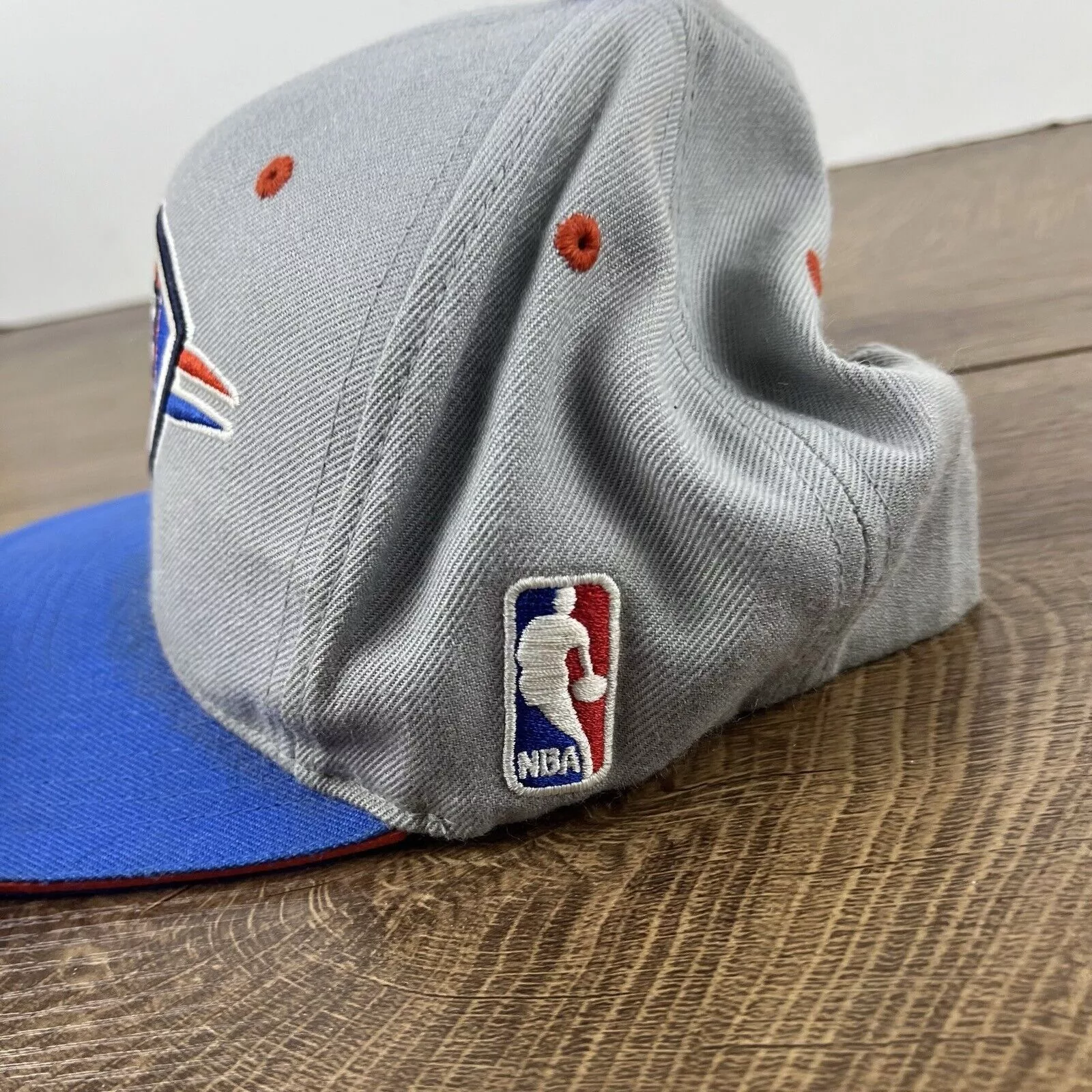 Mitchell & Ness Hats Oklahoma City Thunder Hat Mitchell & Ness Snapback Gray Hat