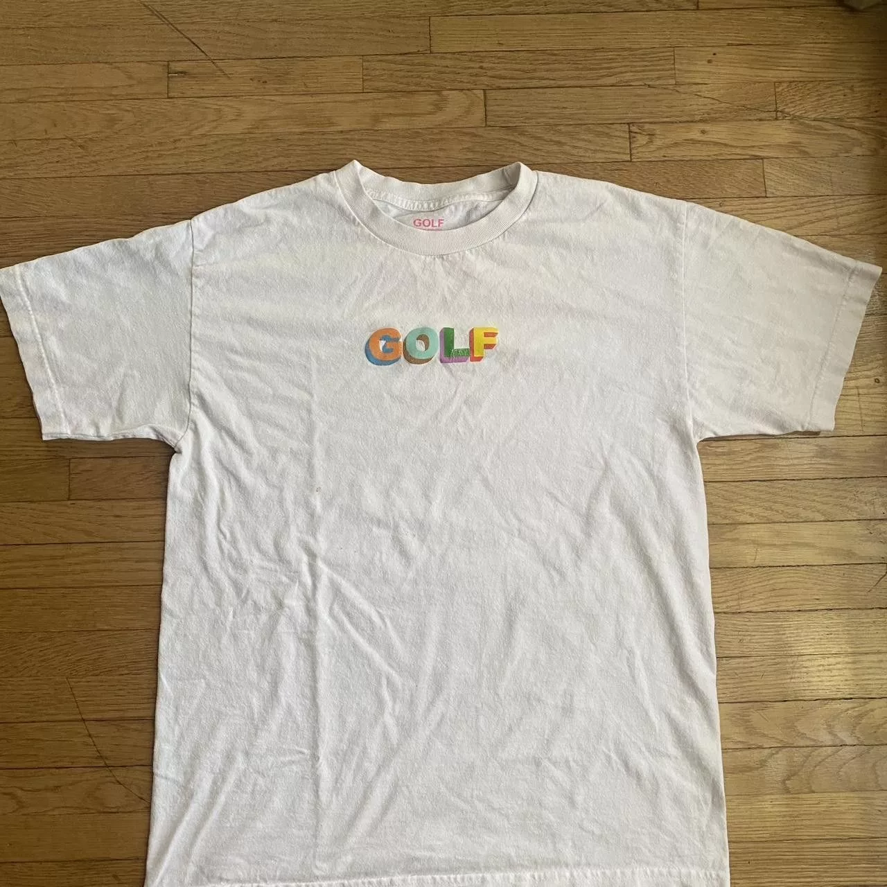 Golf Wang Short Sleeve T Shirts GOLF WANG logo Tee White