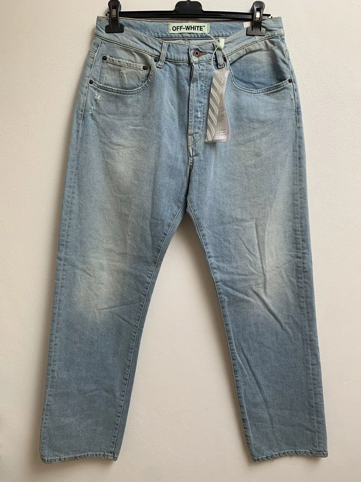 Off-White Jeans Off-White Denim 5 Pockets Boyfriend Vintage Blue