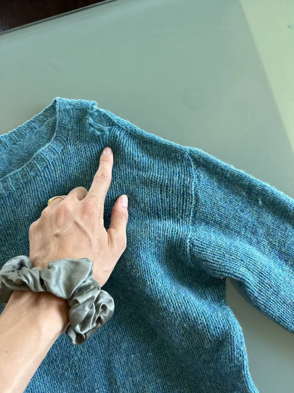 Prada Sweaters Knitwear Prada turquoise wool sweater Blue