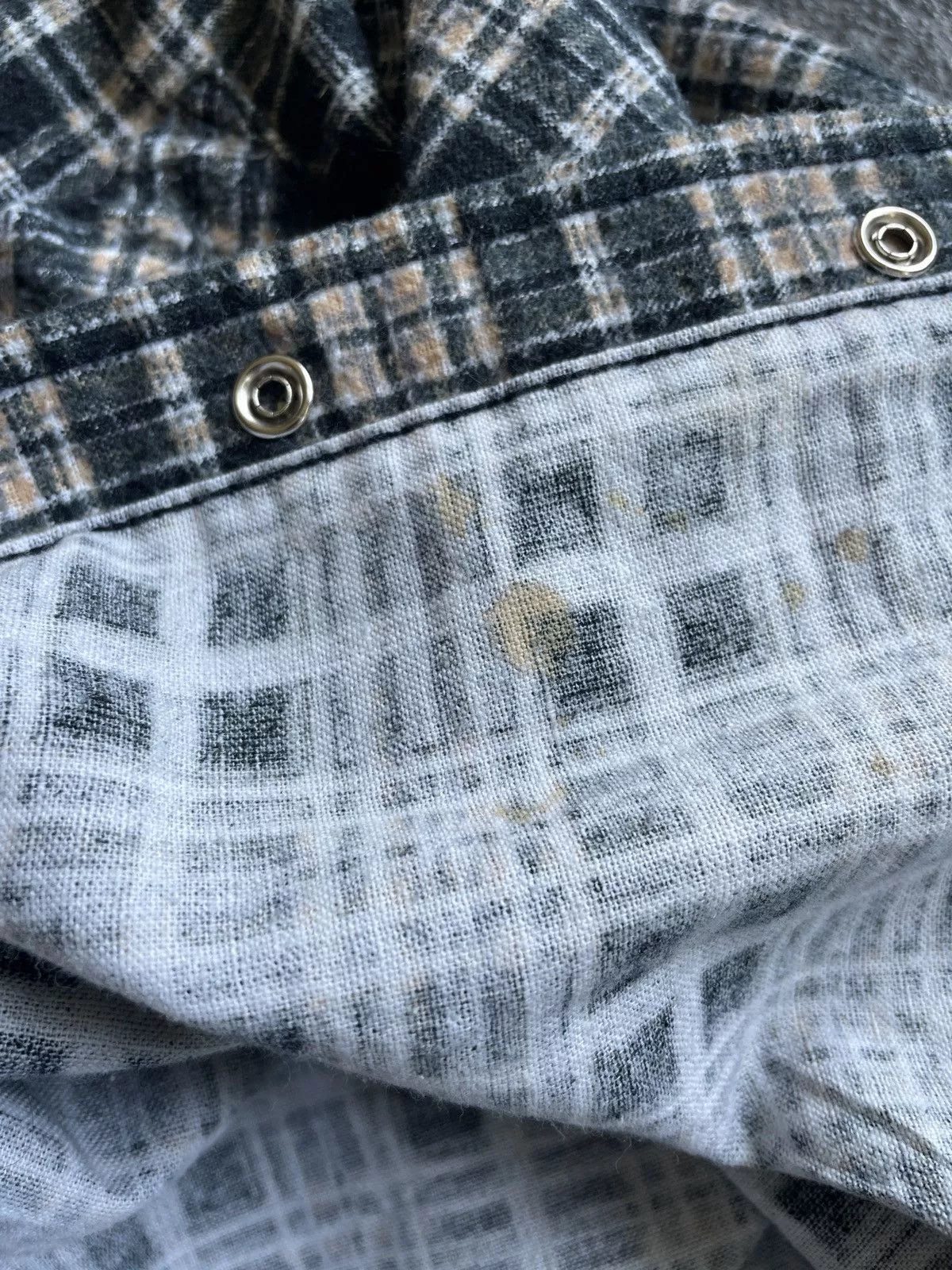 Haband Shirts Button Ups Vintage Haband Black Flannel