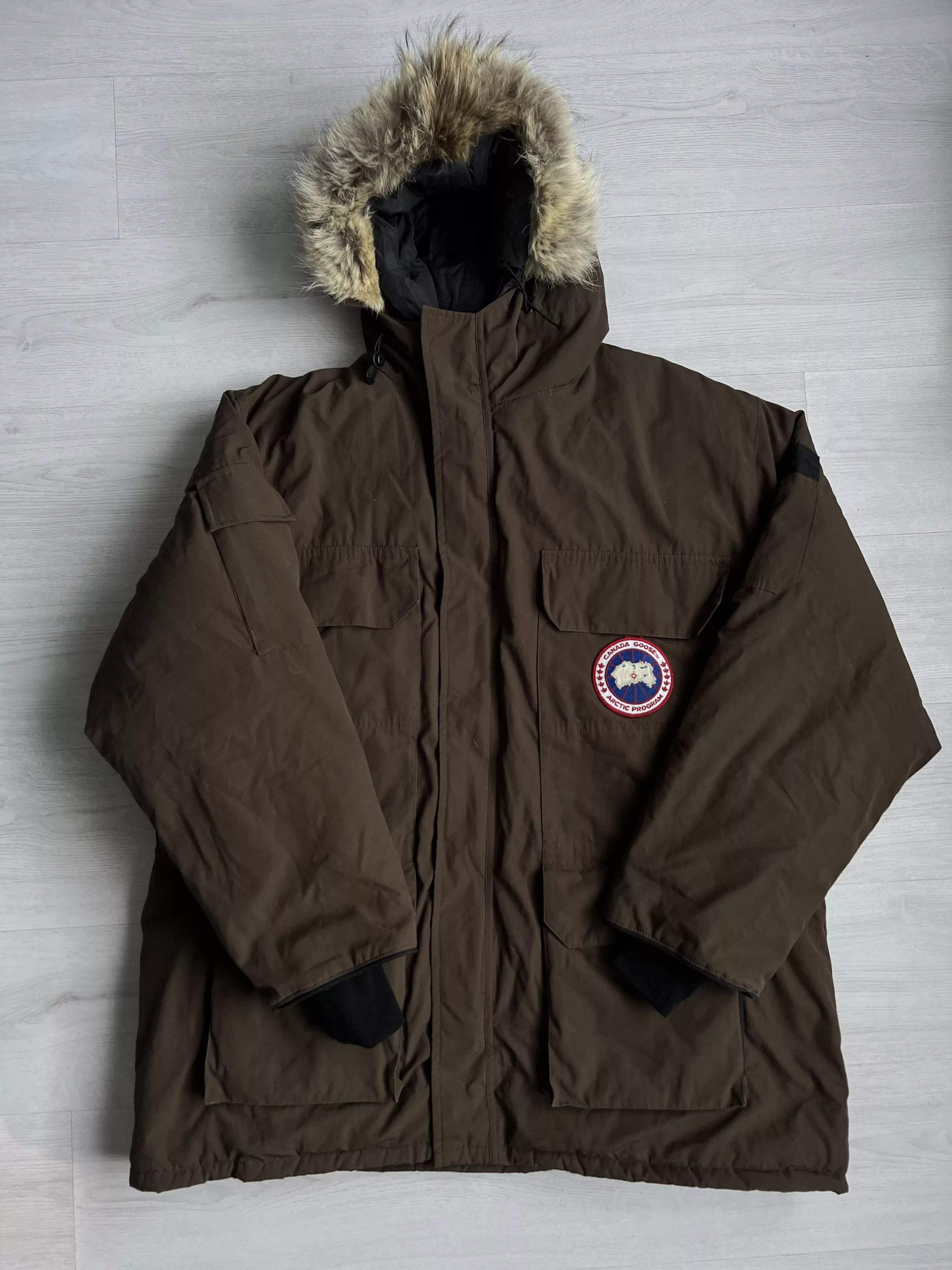 Canada Goose Heavy Coats Canada Goose × Vintage Canada Goose Expedition Parka Men’s 4565 Vintage Brown